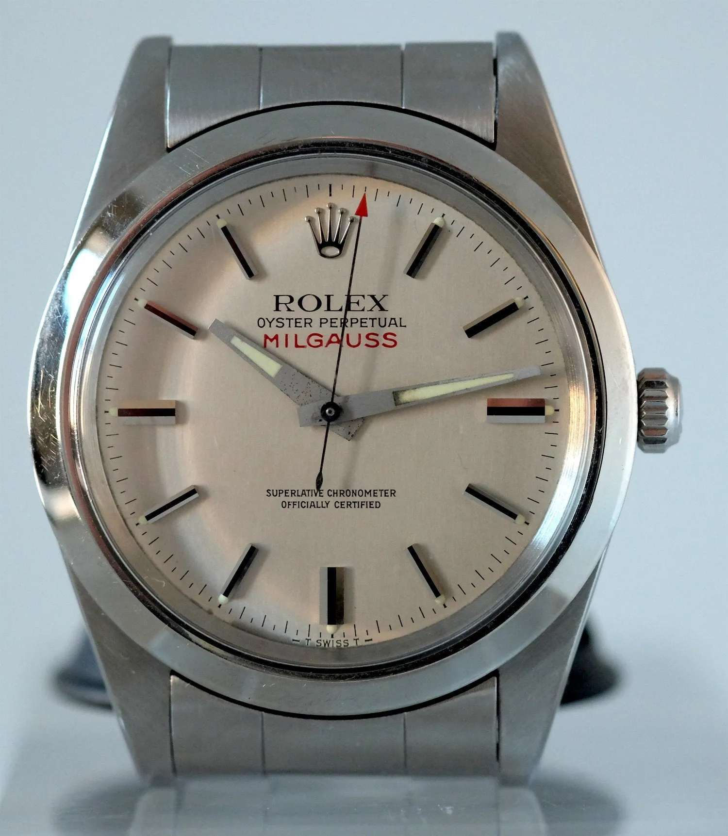 Rolex Milgauss Ref. 1019 with White Dial