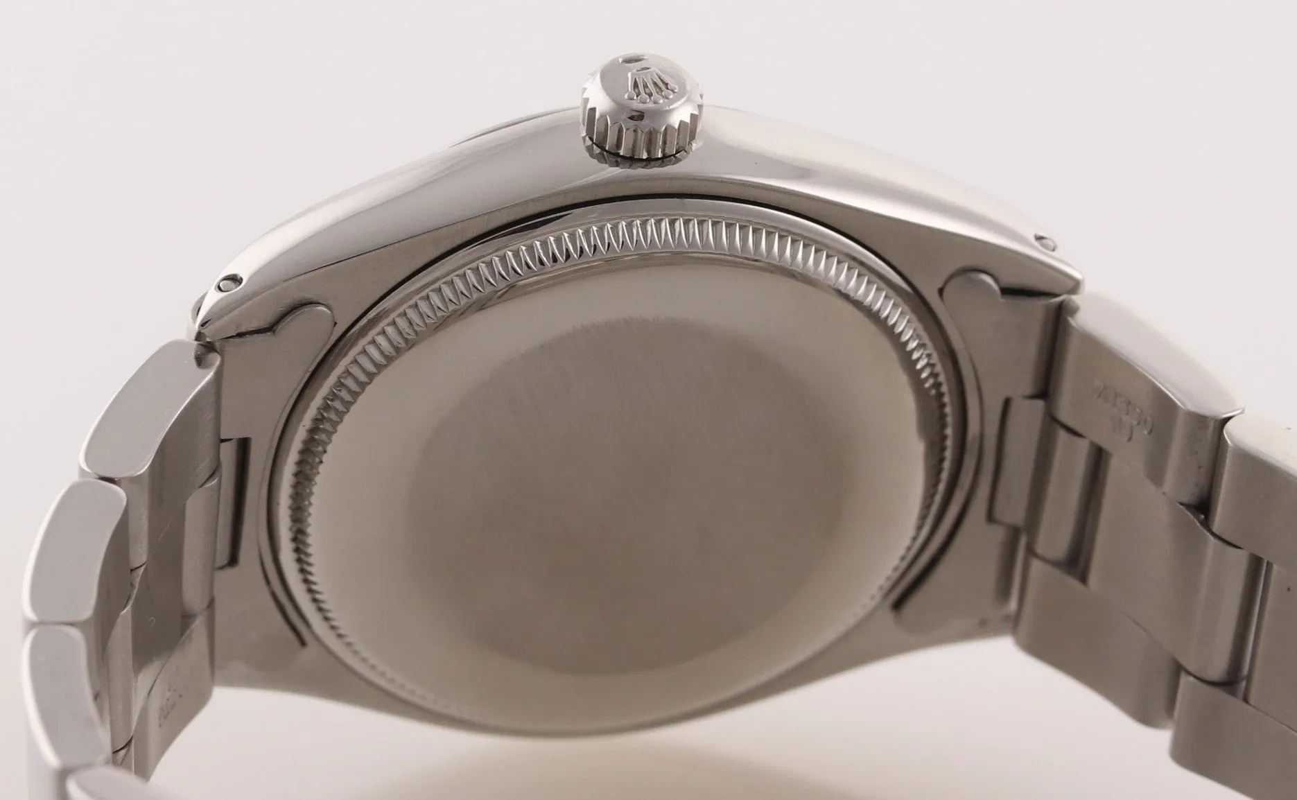 Rolex Oyster Perpetual Air-King Precision Steel 5500 34mm Silver Watch