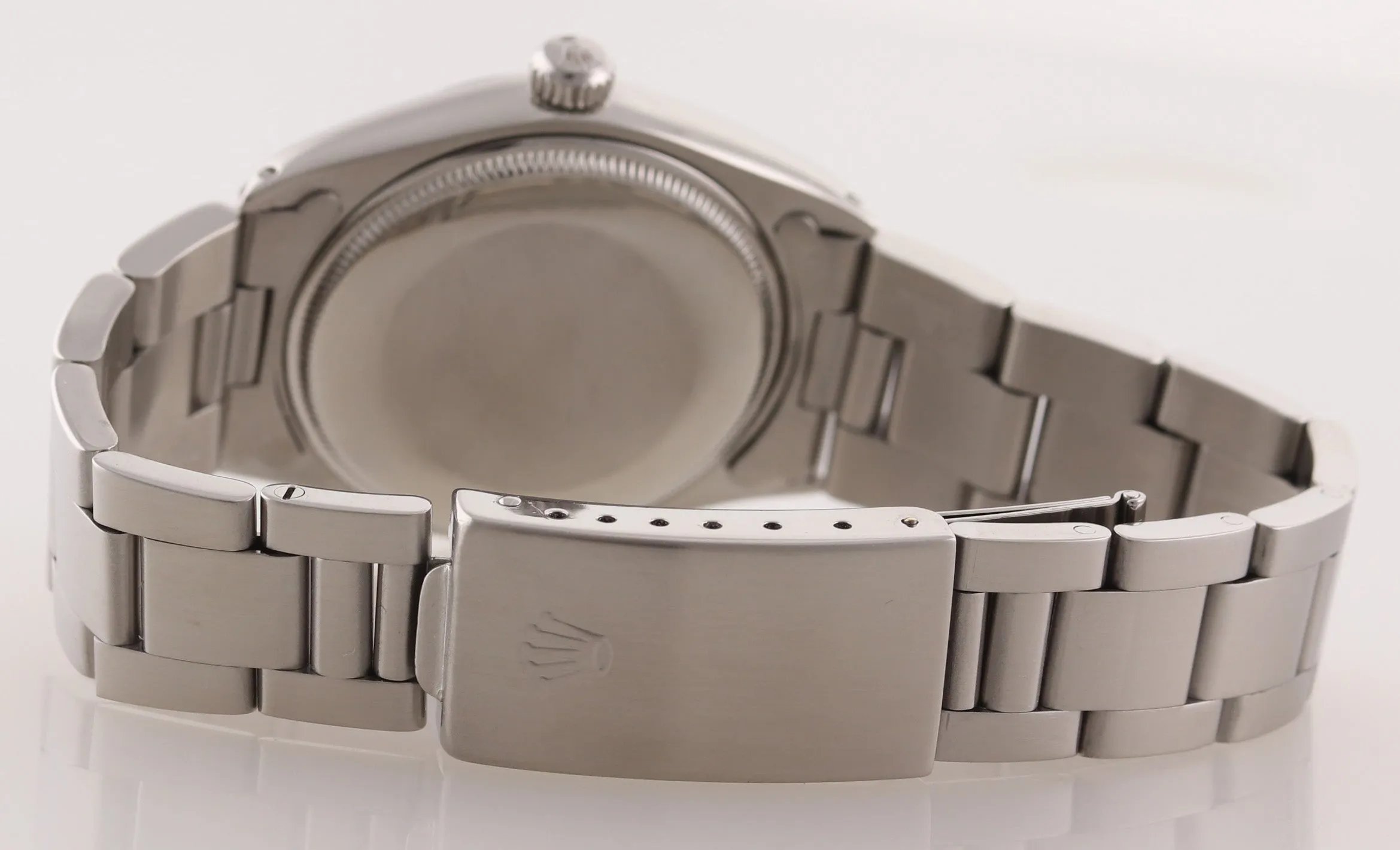Rolex Oyster Perpetual Air-King Precision Steel 5500 34mm Silver Watch