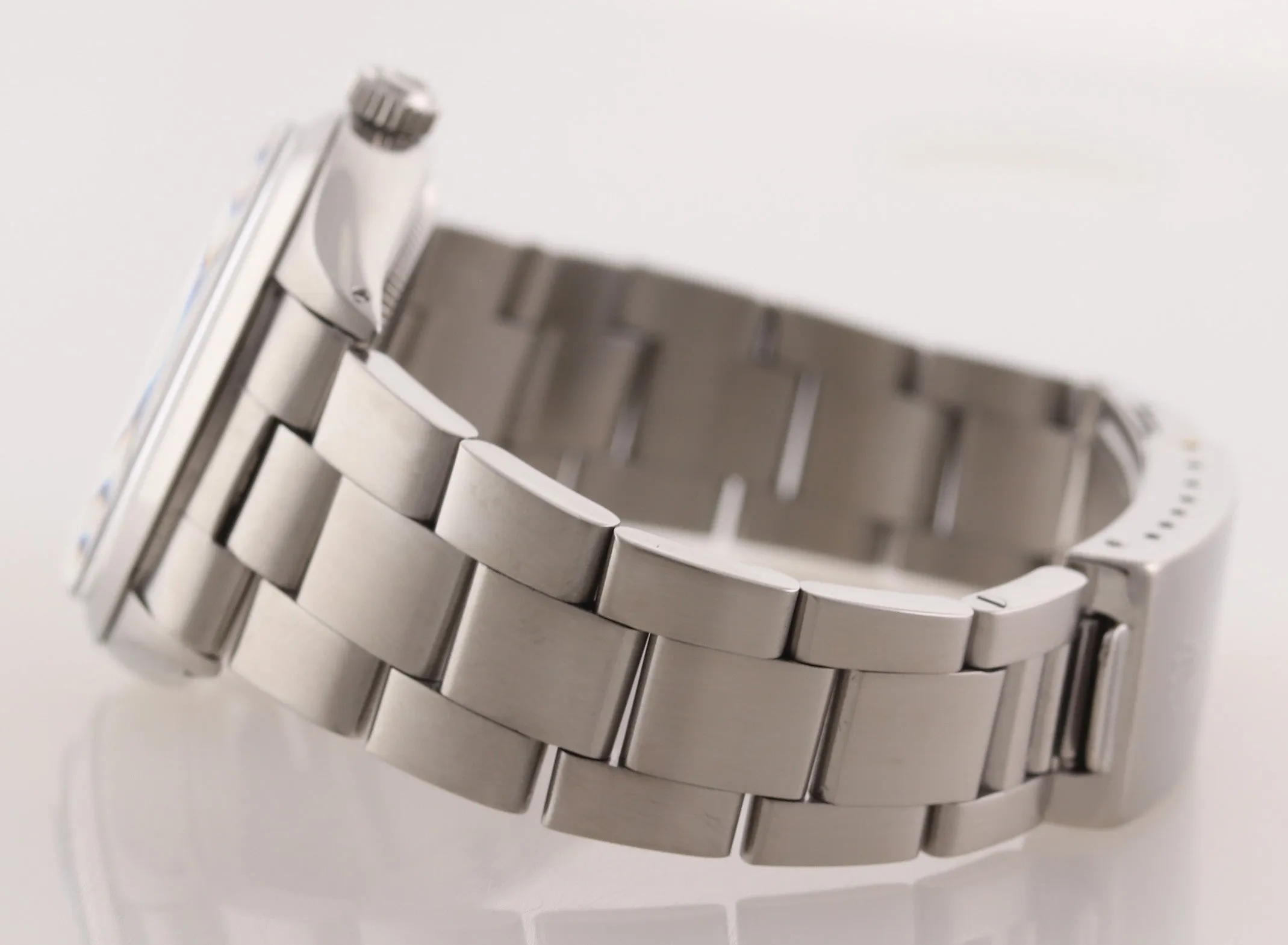 Rolex Oyster Perpetual Air-King Precision Steel 5500 34mm Silver Watch