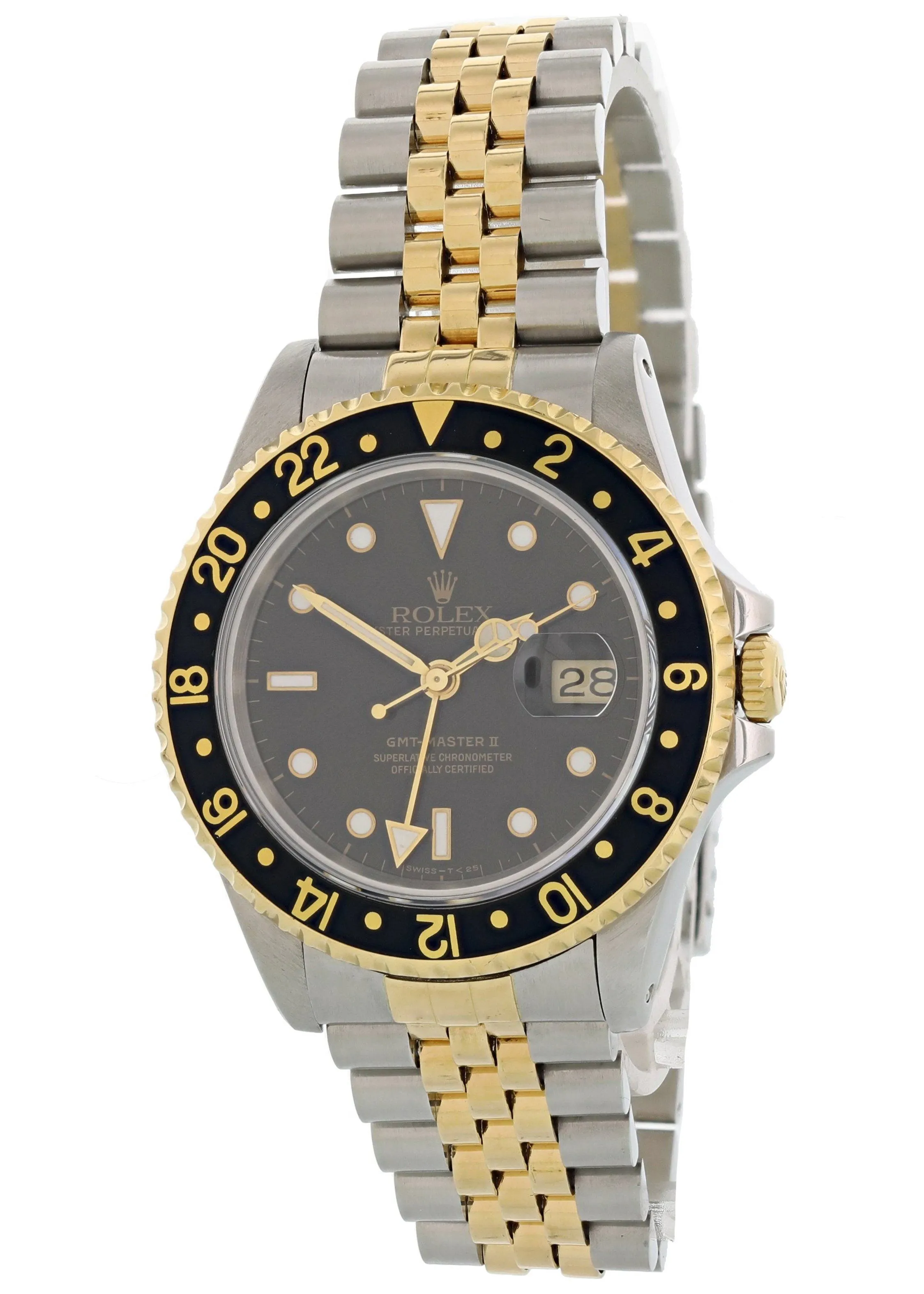 Rolex Oyster Perpetual Date GMT Master ll 16713 Mens Watch