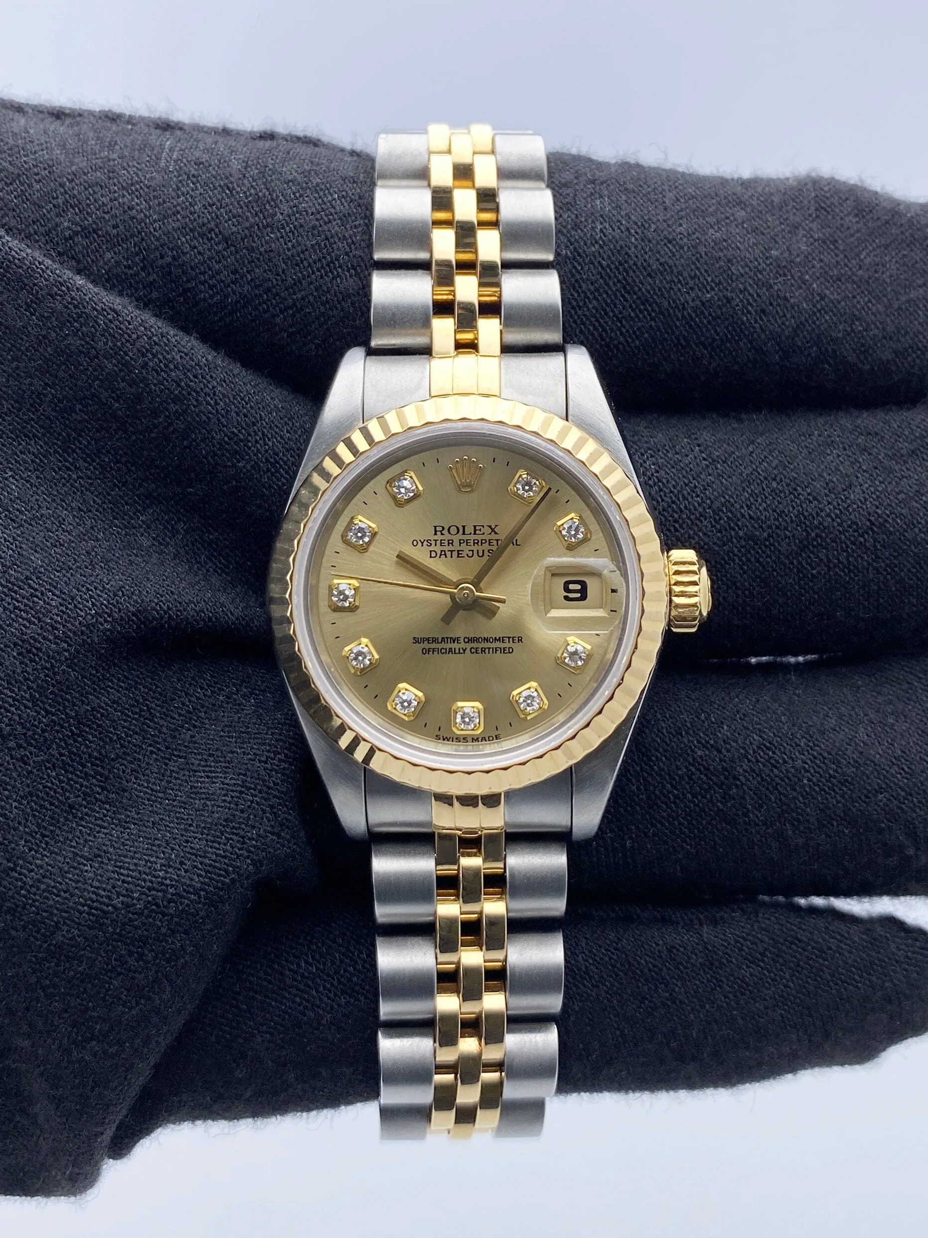 Rolex Oyster Perpetual Datejust 69173 Ladies Watch