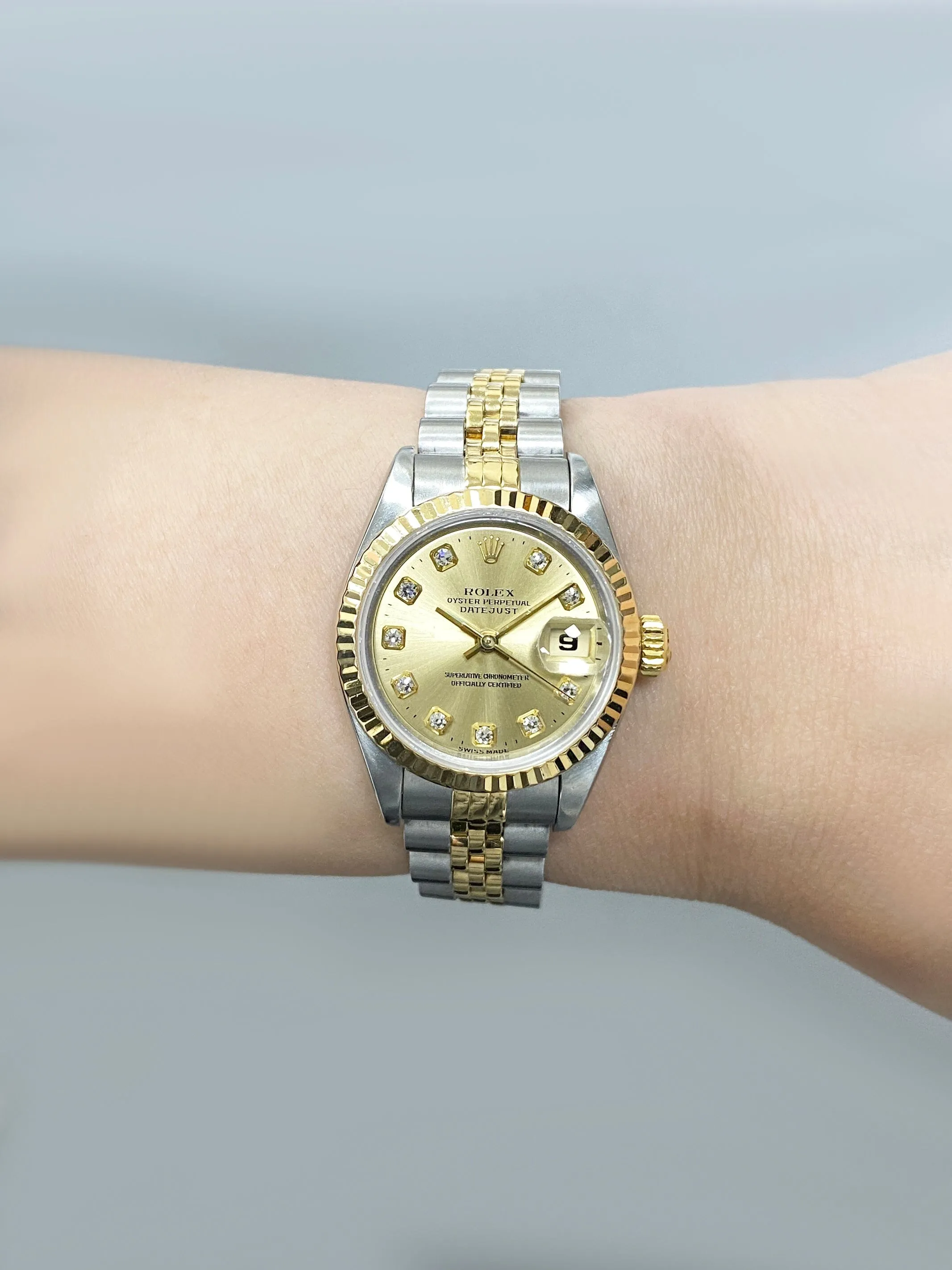 Rolex Oyster Perpetual Datejust 69173 Ladies Watch