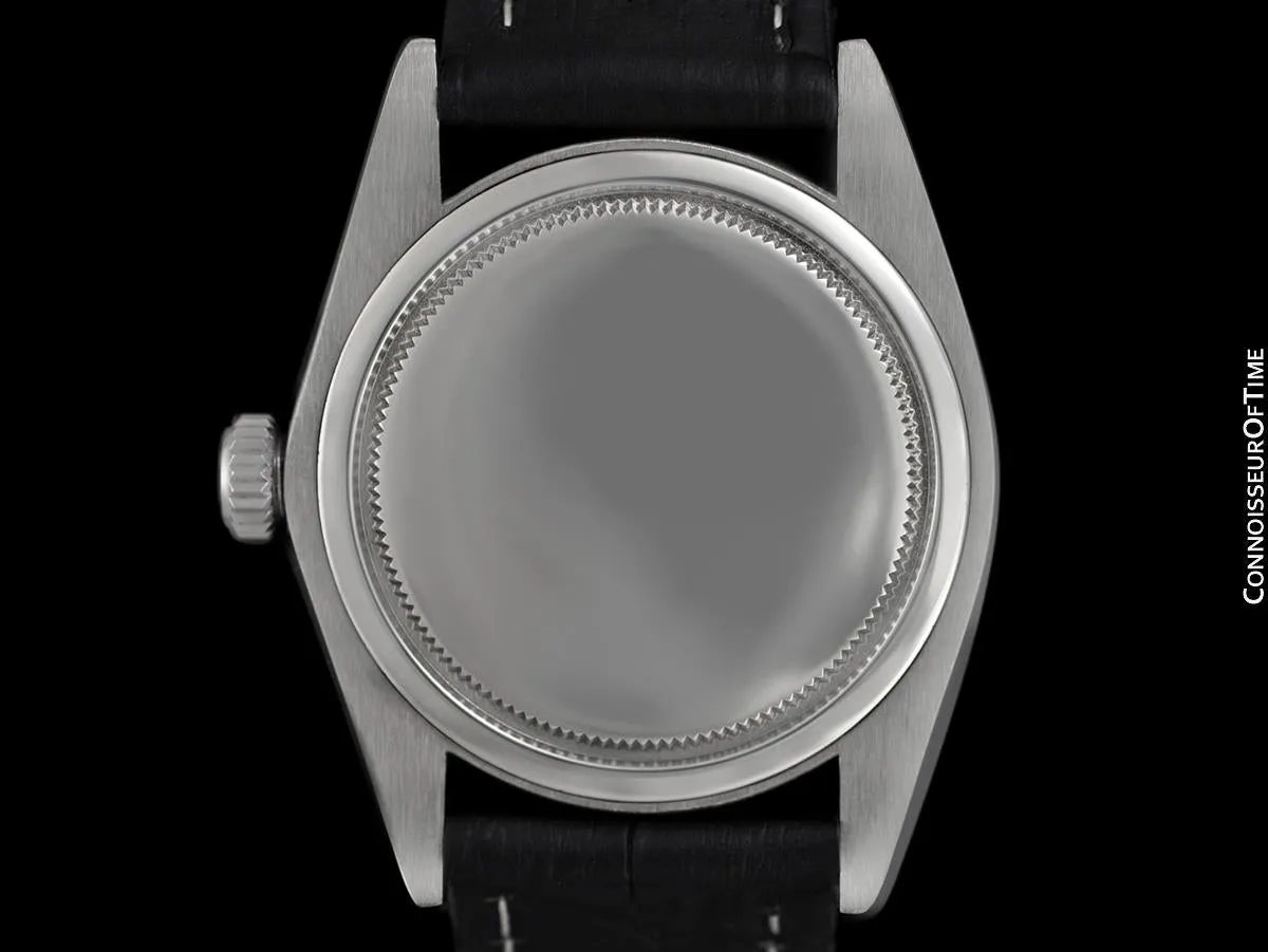 Rolex Oyster Precision Ref. 6427 Vintage Mens Watch - Stainless Steel & Diamonds