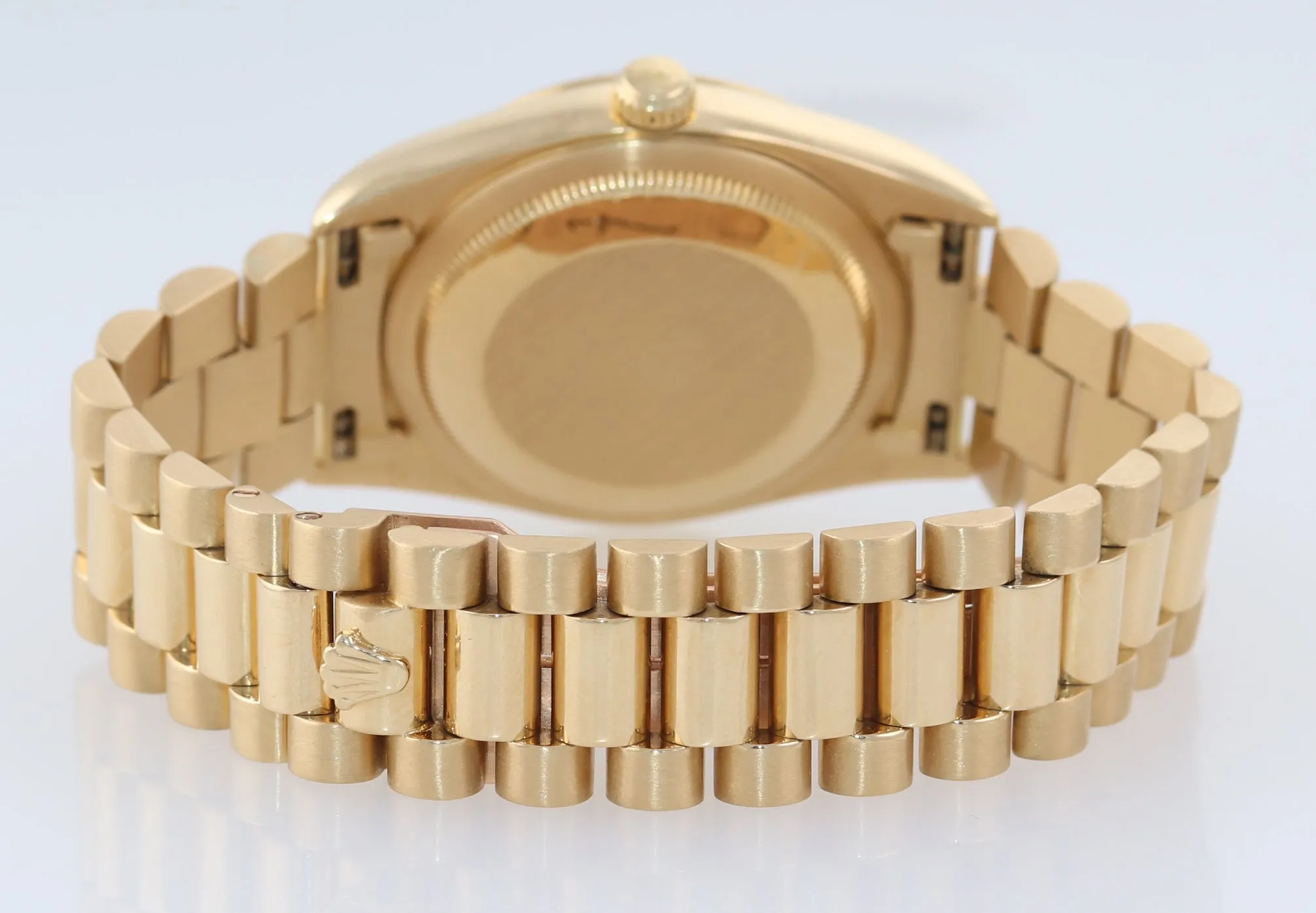 Rolex President 36mm Champagne Double Quickset 18K Yellow Gold Watch 18238