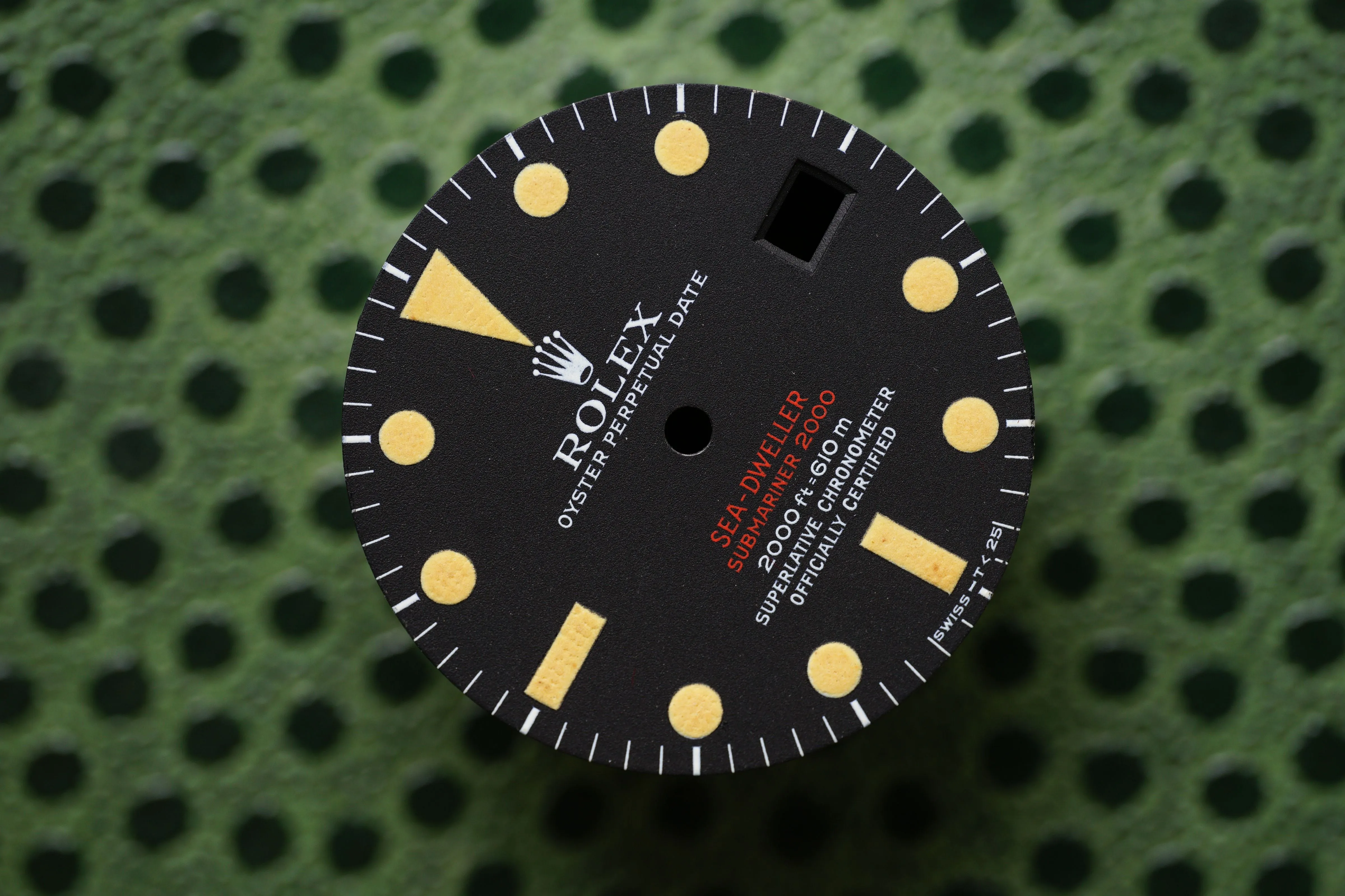Rolex "Matte double red MKIII Dial" Zifferblatt für Sea-Dweller 1665