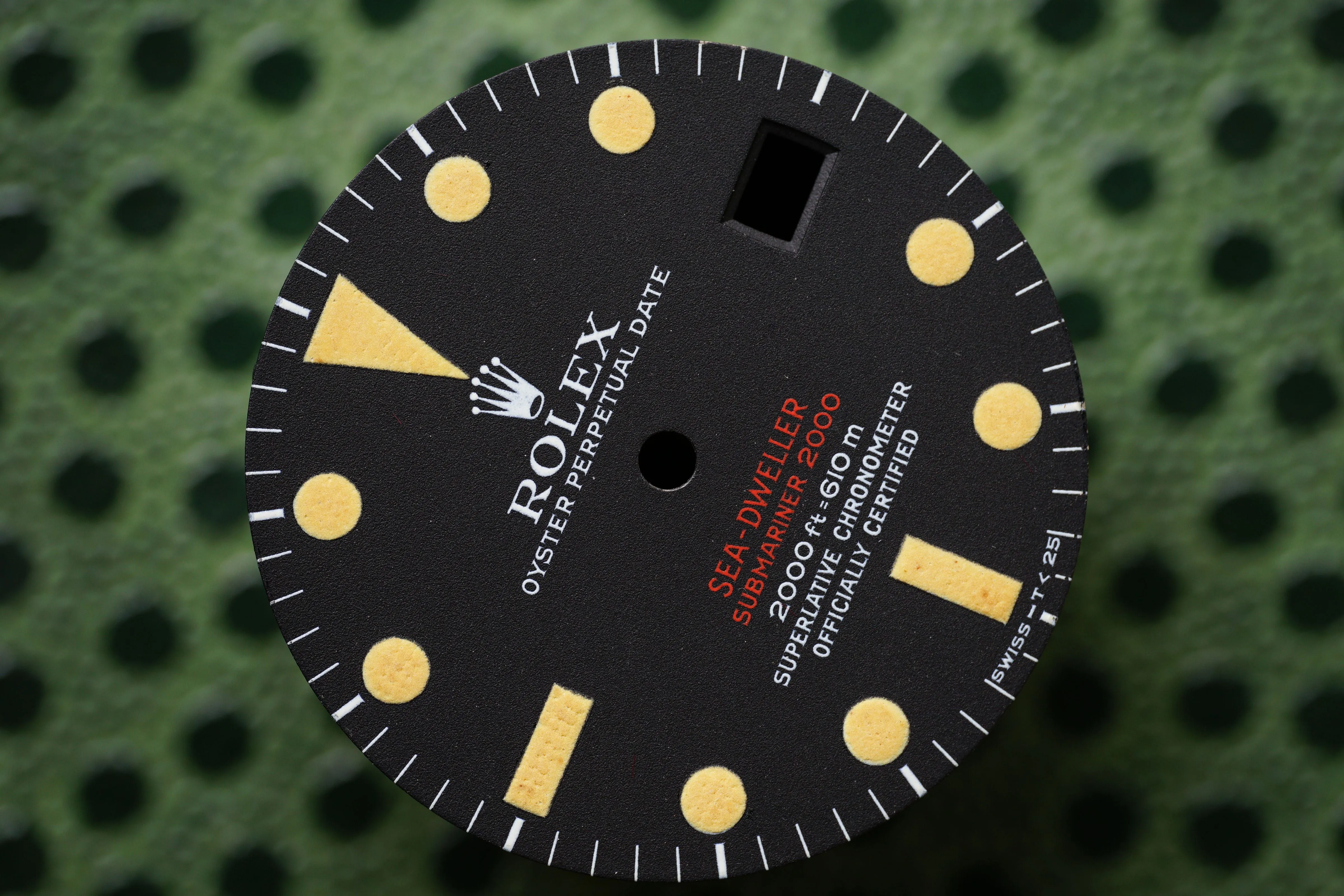 Rolex "Matte double red MKIII Dial" Zifferblatt für Sea-Dweller 1665