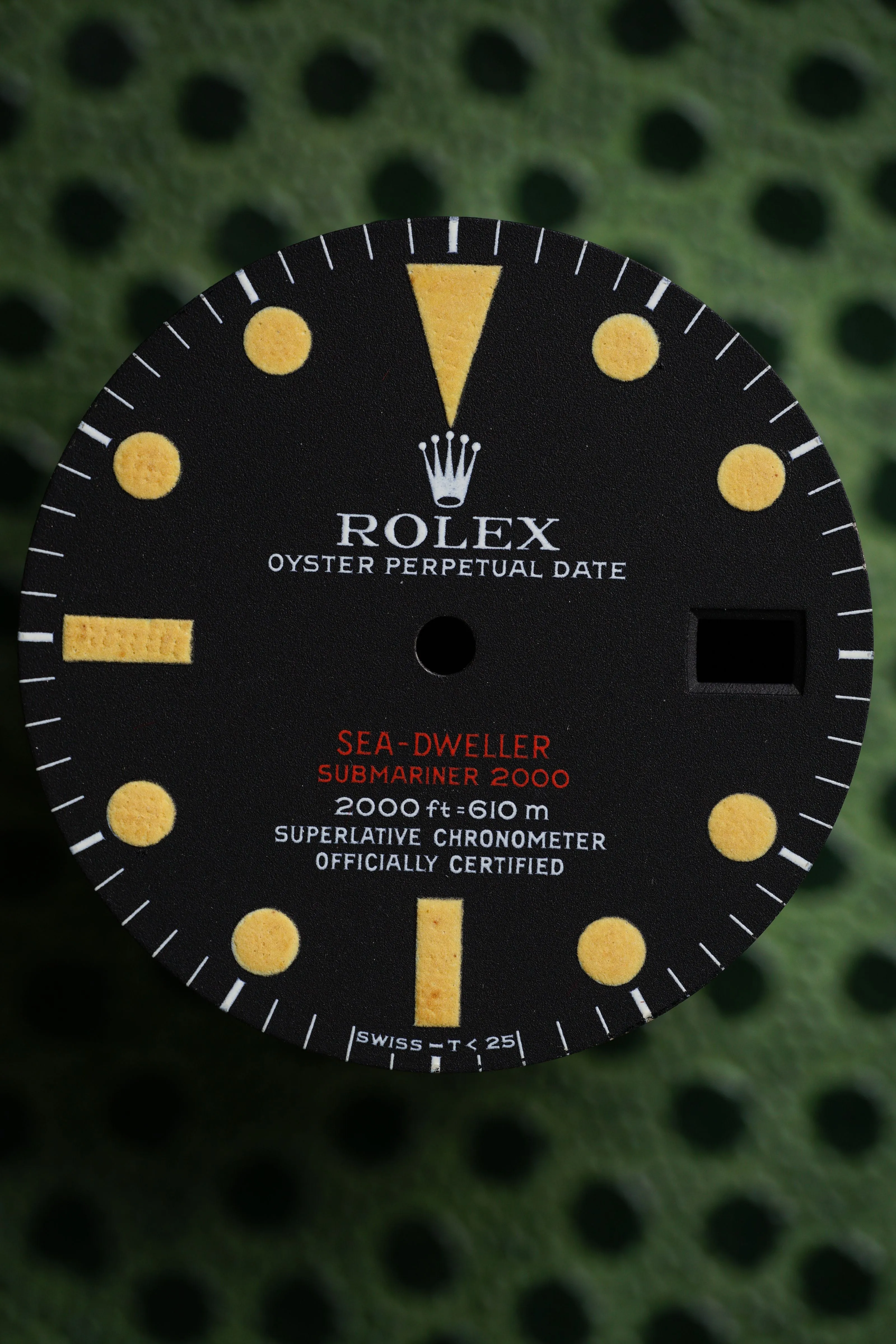 Rolex "Matte double red MKIII Dial" Zifferblatt für Sea-Dweller 1665