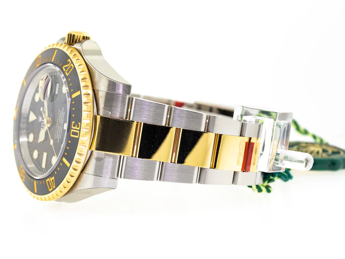 Rolex Sea-Dweller 43mm Yellow Gold & Steel Black Dial & Black Bezel 126603