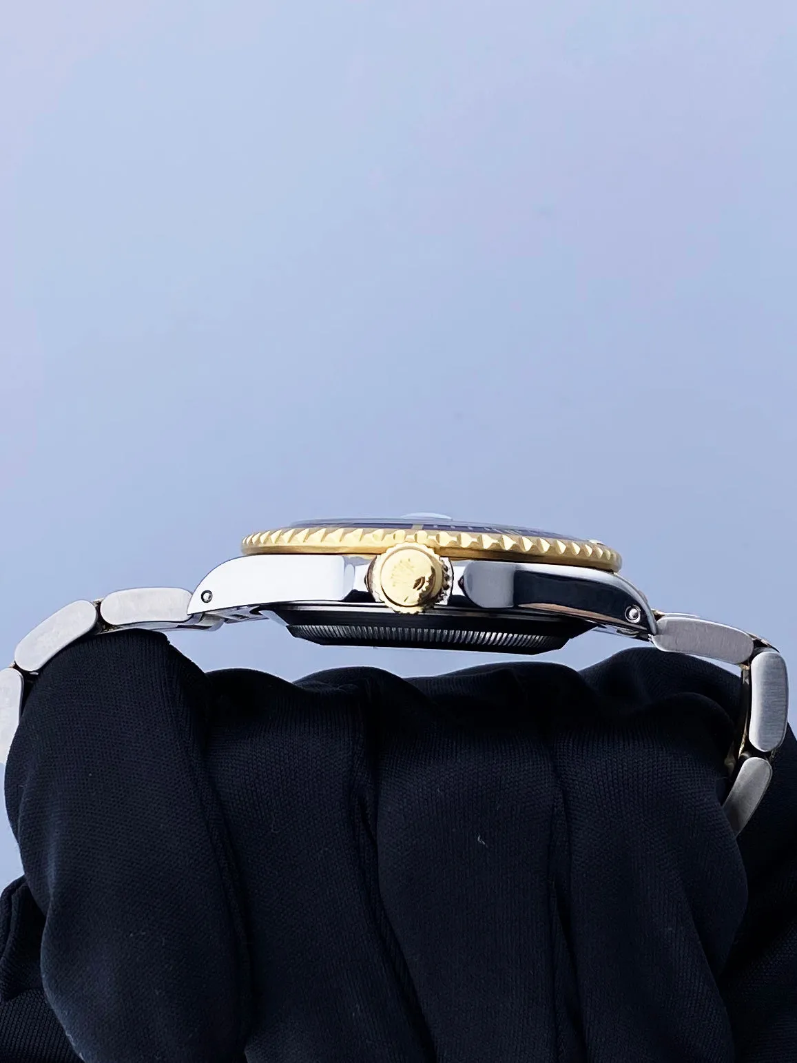 Rolex Submariner Date 16613 Serti Dial Men's Watch Box & Papers