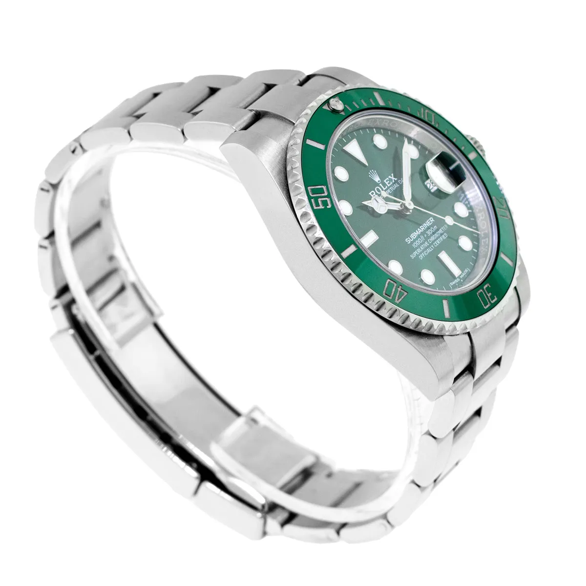 Rolex Submariner Date "The Hulk" 40mm Stainless Steel Green Dial & Green Bezel 116610LV