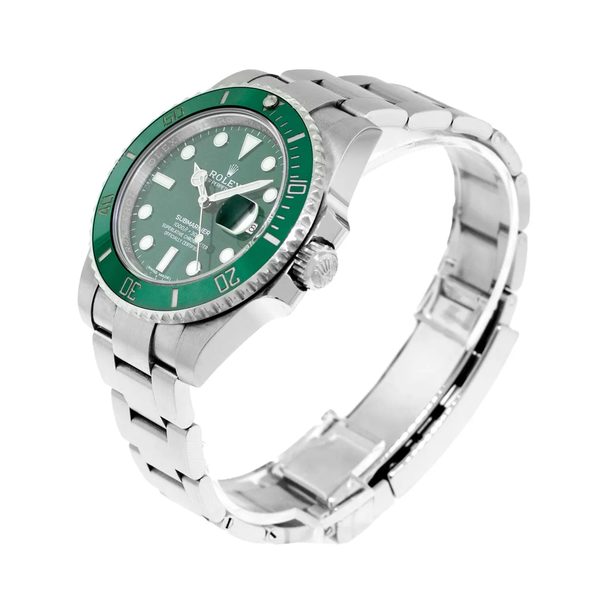 Rolex Submariner Date "The Hulk" 40mm Stainless Steel Green Dial & Green Bezel 116610LV