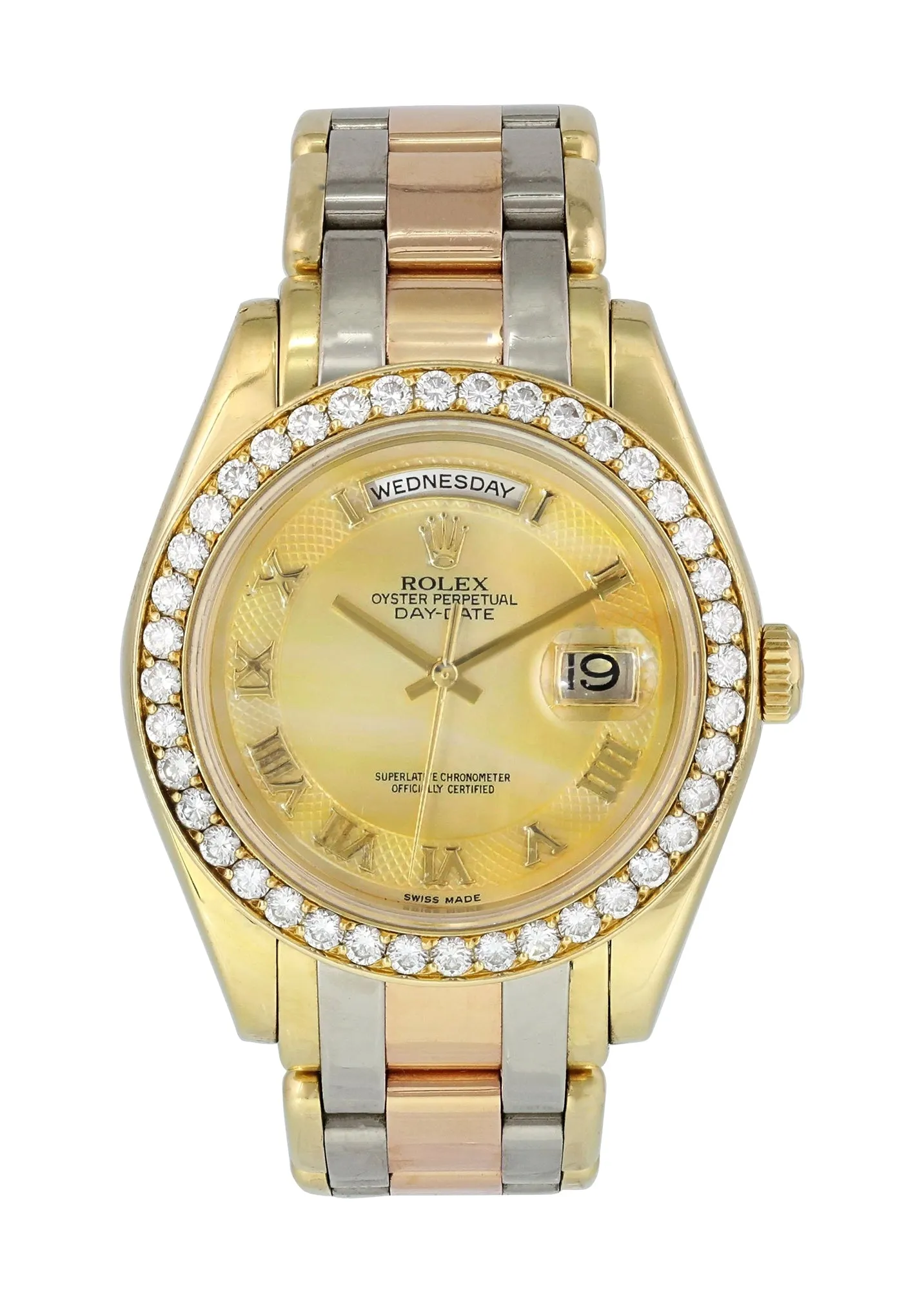 Rolex Tridor Day Date Perlmaster 18948  Mens Watch