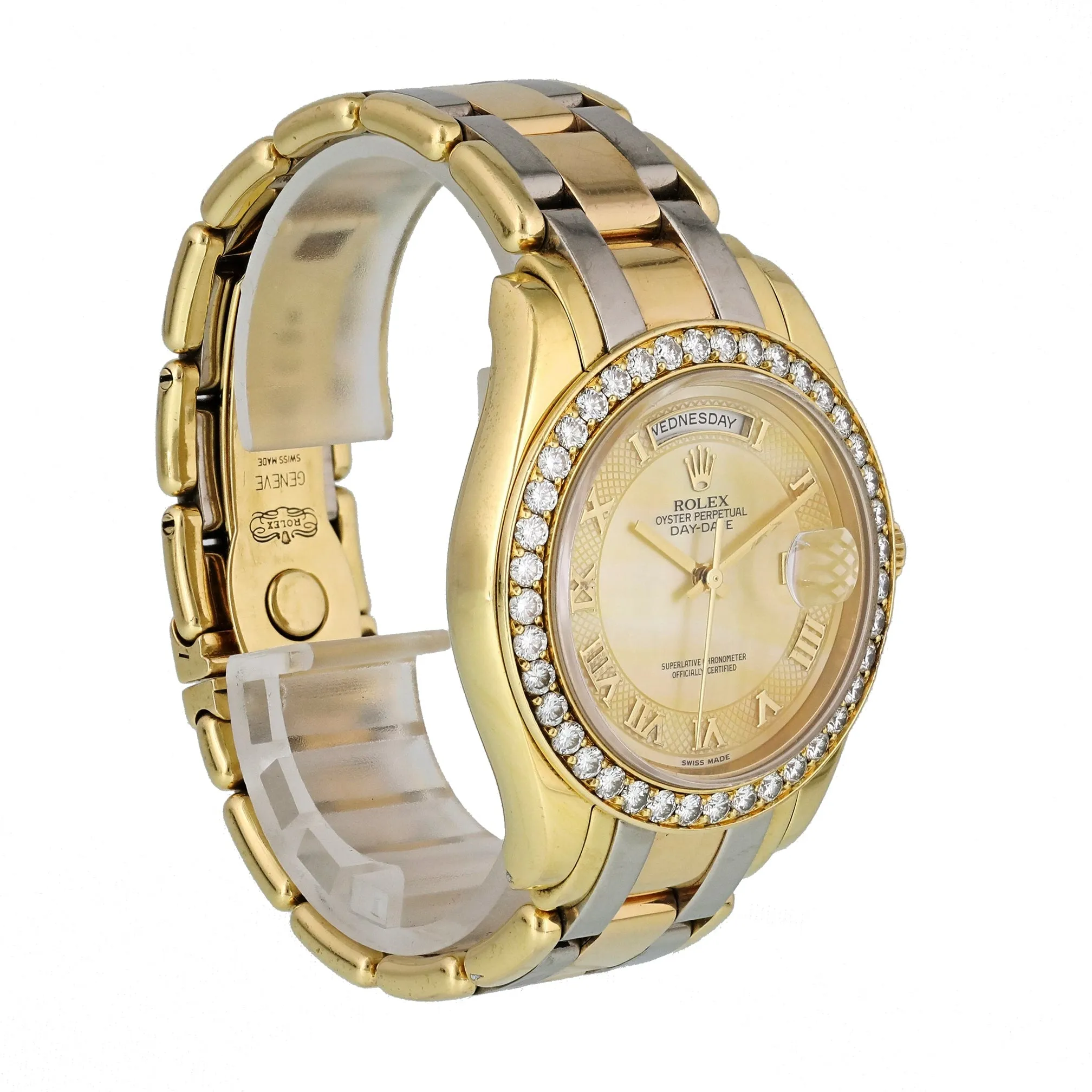 Rolex Tridor Day Date Perlmaster 18948  Mens Watch