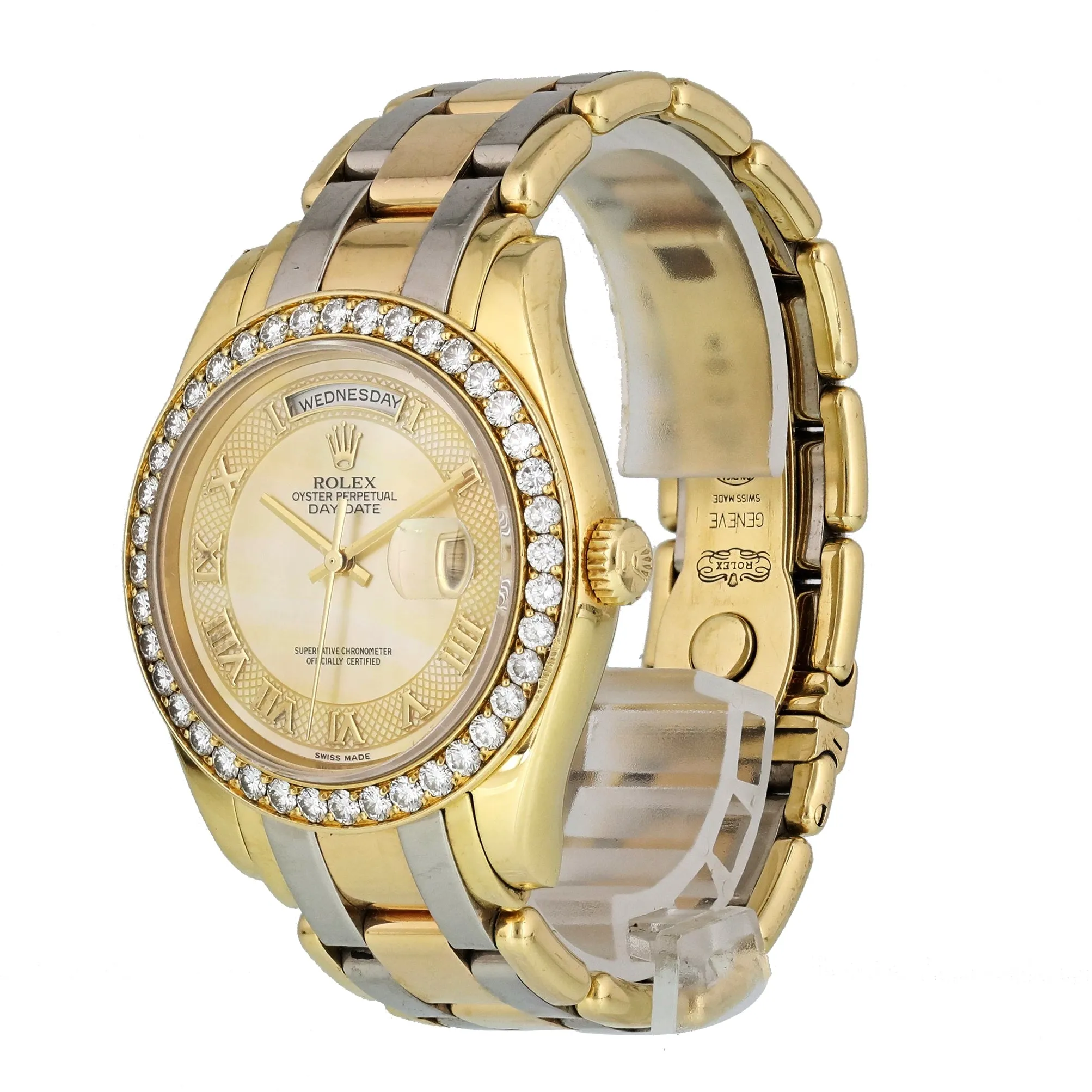 Rolex Tridor Day Date Perlmaster 18948  Mens Watch