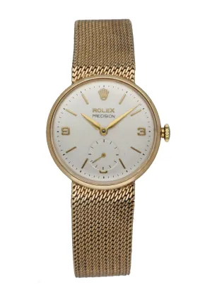 Rolex Vintage 12868 9K Yellow Gold Refinish Dial Men's Watch