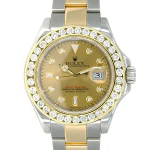 Rolex Yacht-Master SS/18K with Diamond Dial & Bezel