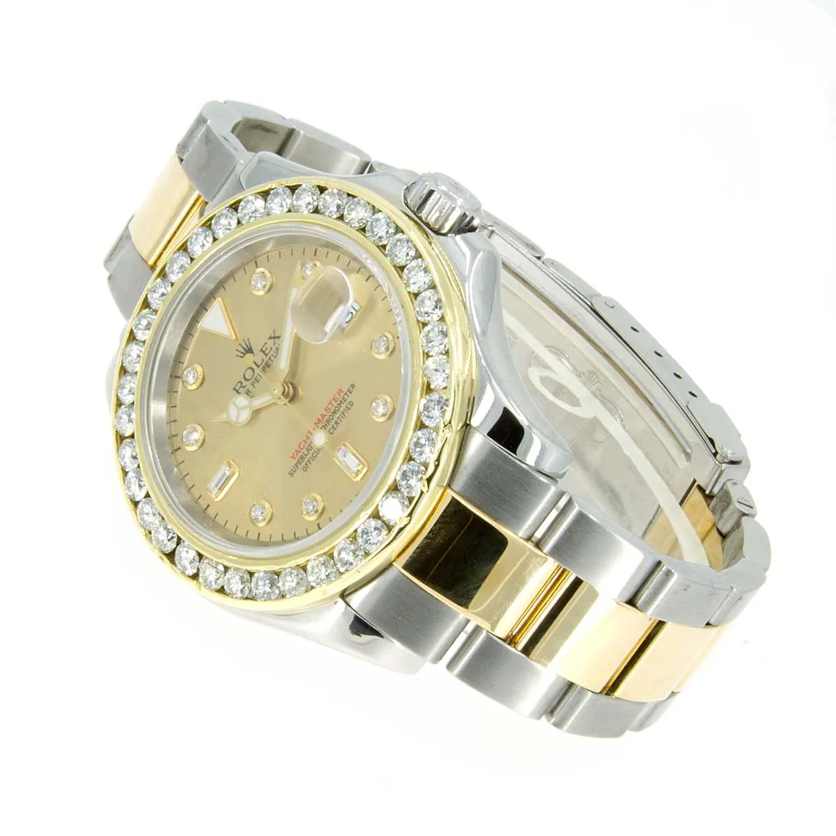 Rolex Yacht-Master SS/18K with Diamond Dial & Bezel