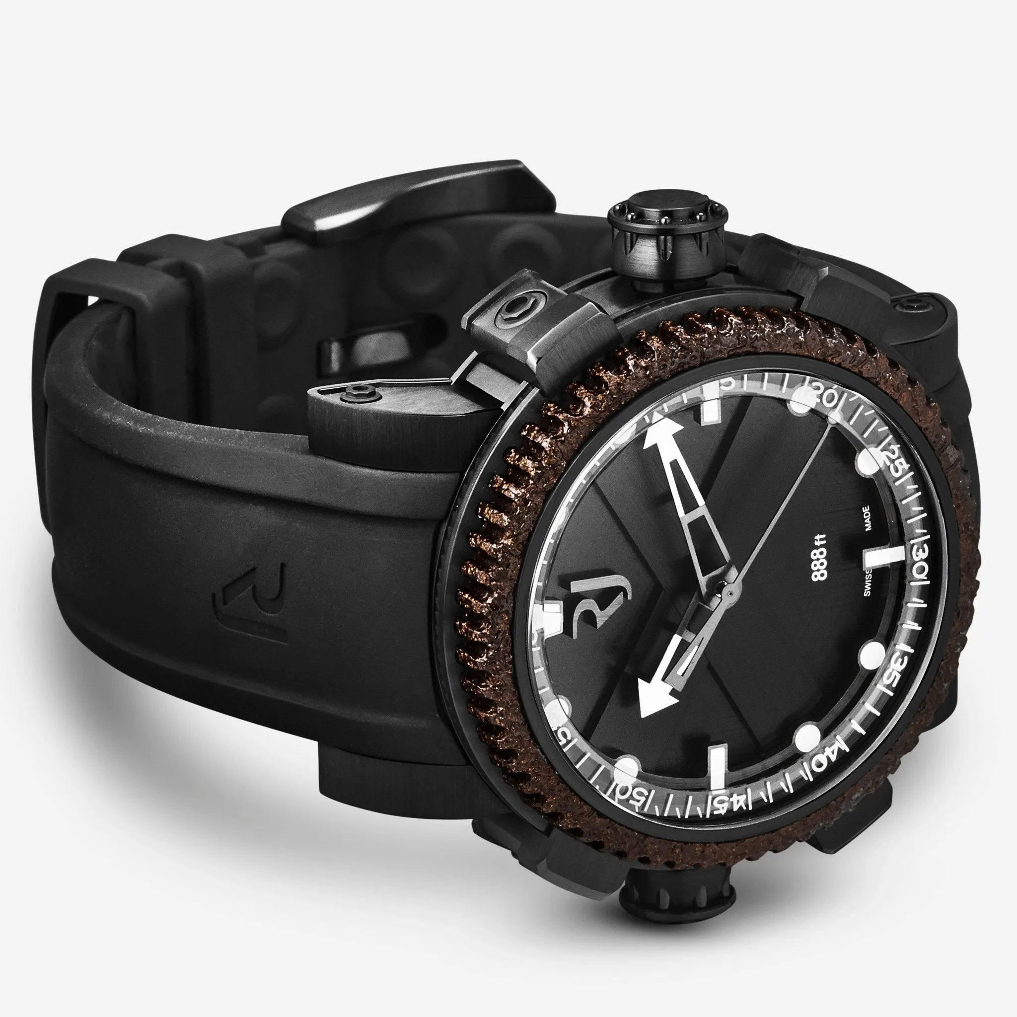 Romain Jerome Octopus Black Dial Automatic Men's Watch RJ.T.AU.DI.001.01
