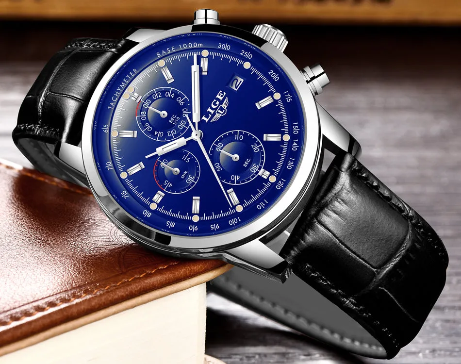 Rosewood Chronograph Water Resistant Watch
