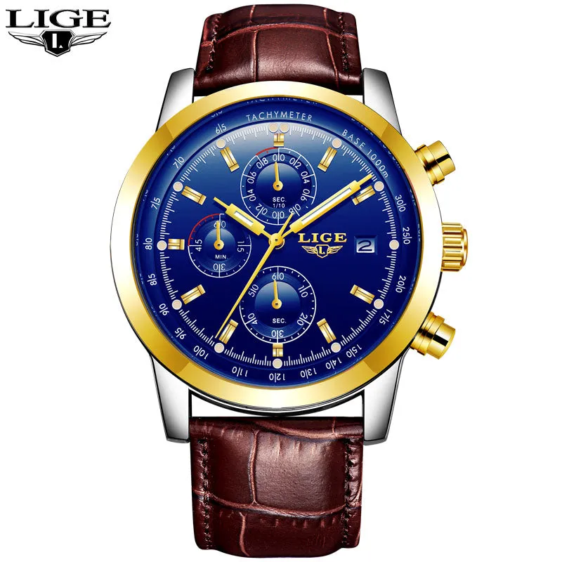 Rosewood Chronograph Water Resistant Watch