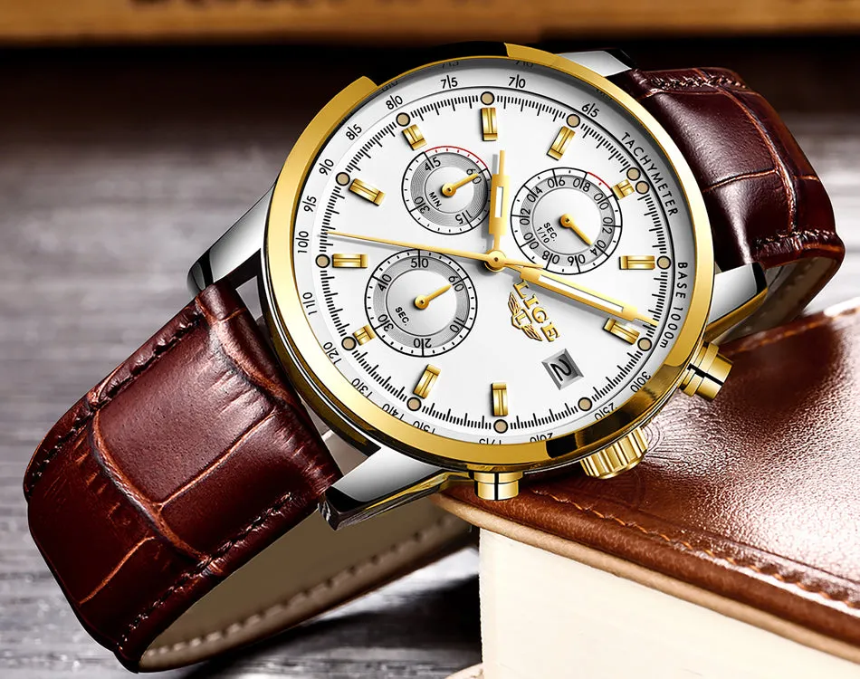 Rosewood Chronograph Water Resistant Watch