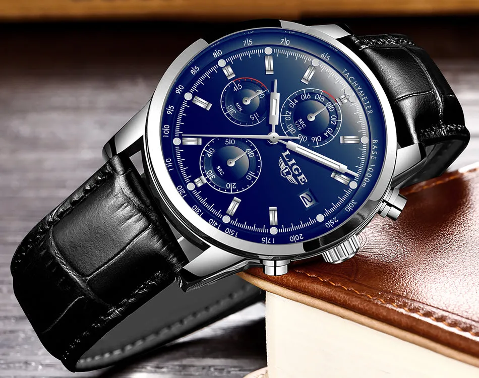 Rosewood Chronograph Water Resistant Watch