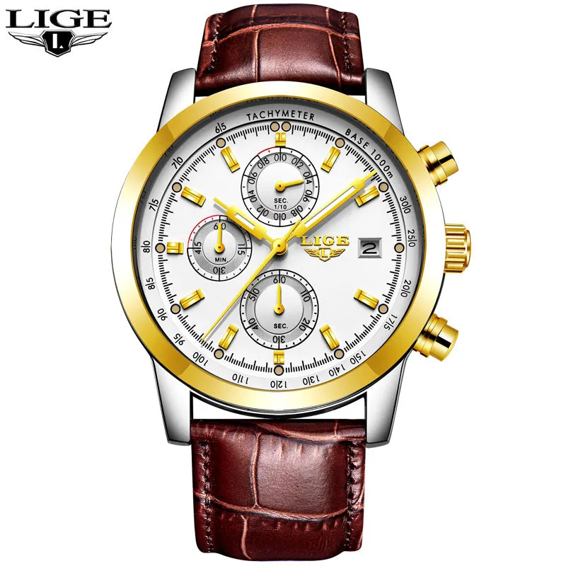 Rosewood Chronograph Water Resistant Watch