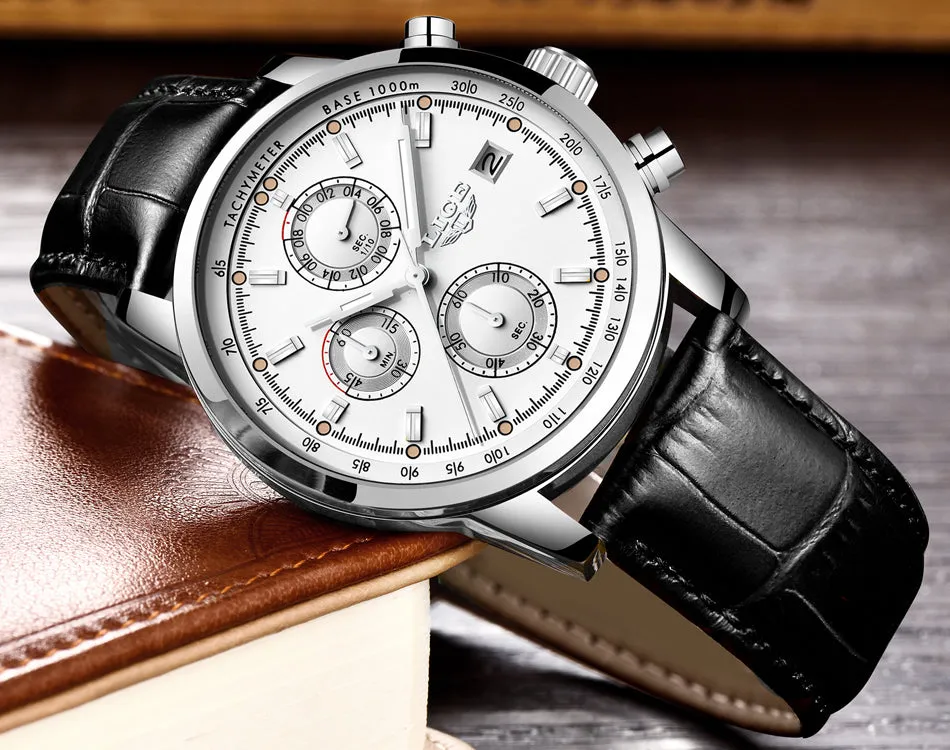 Rosewood Chronograph Water Resistant Watch
