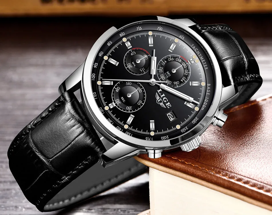 Rosewood Chronograph Water Resistant Watch