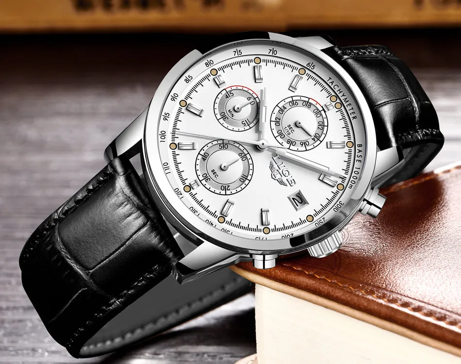Rosewood Chronograph Water Resistant Watch