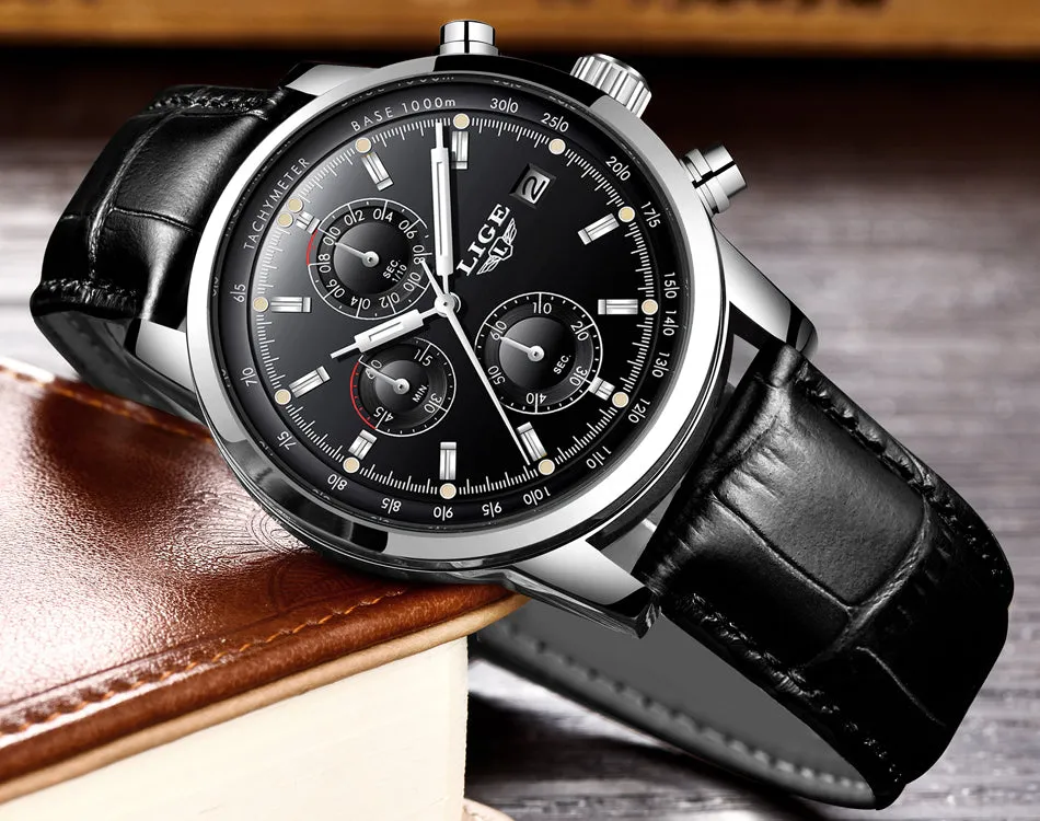 Rosewood Chronograph Water Resistant Watch