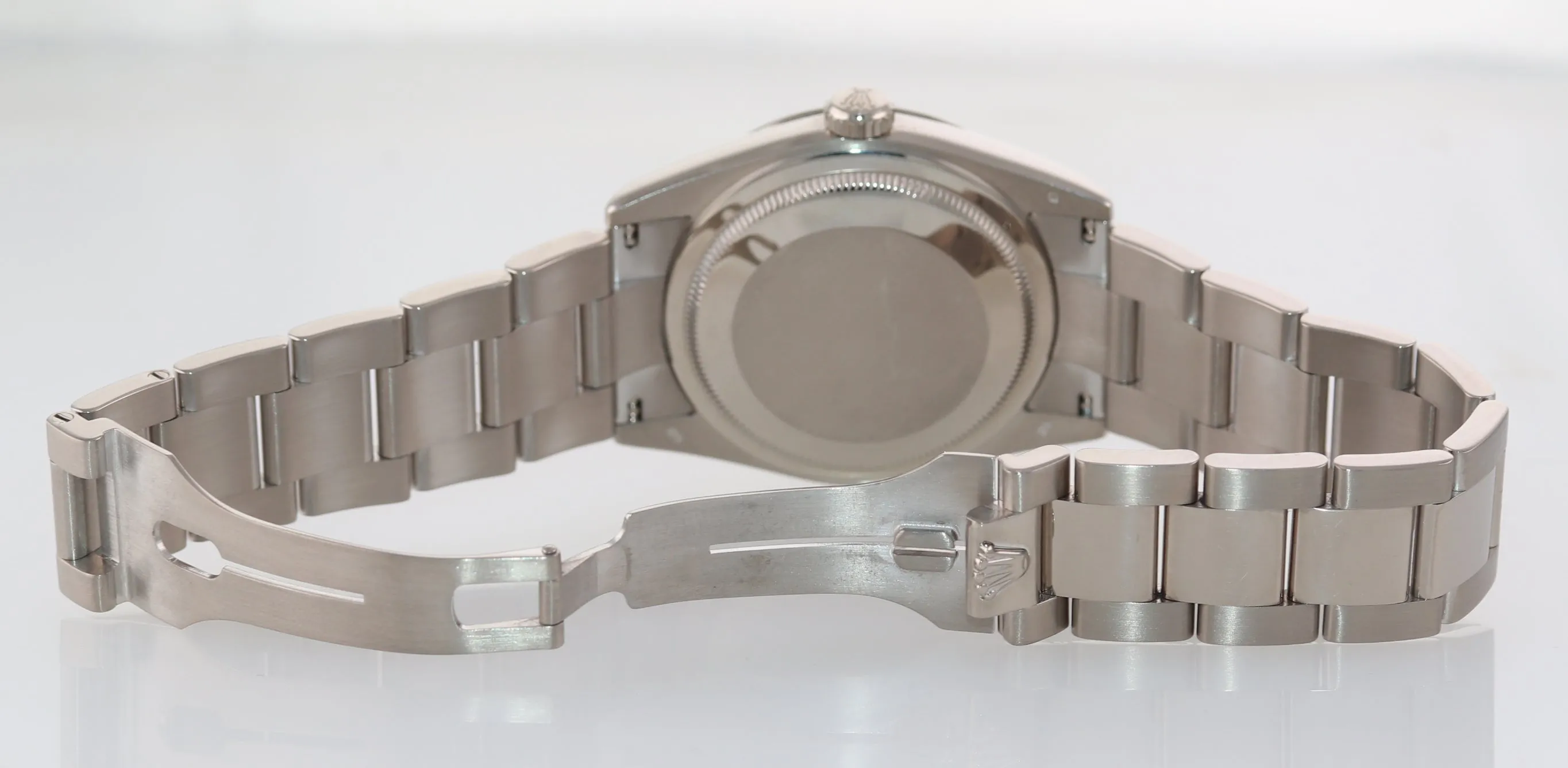RSC PAPERS Rolex Day-Date President 36mm Black Stick 118209 18k White Gold Watch
