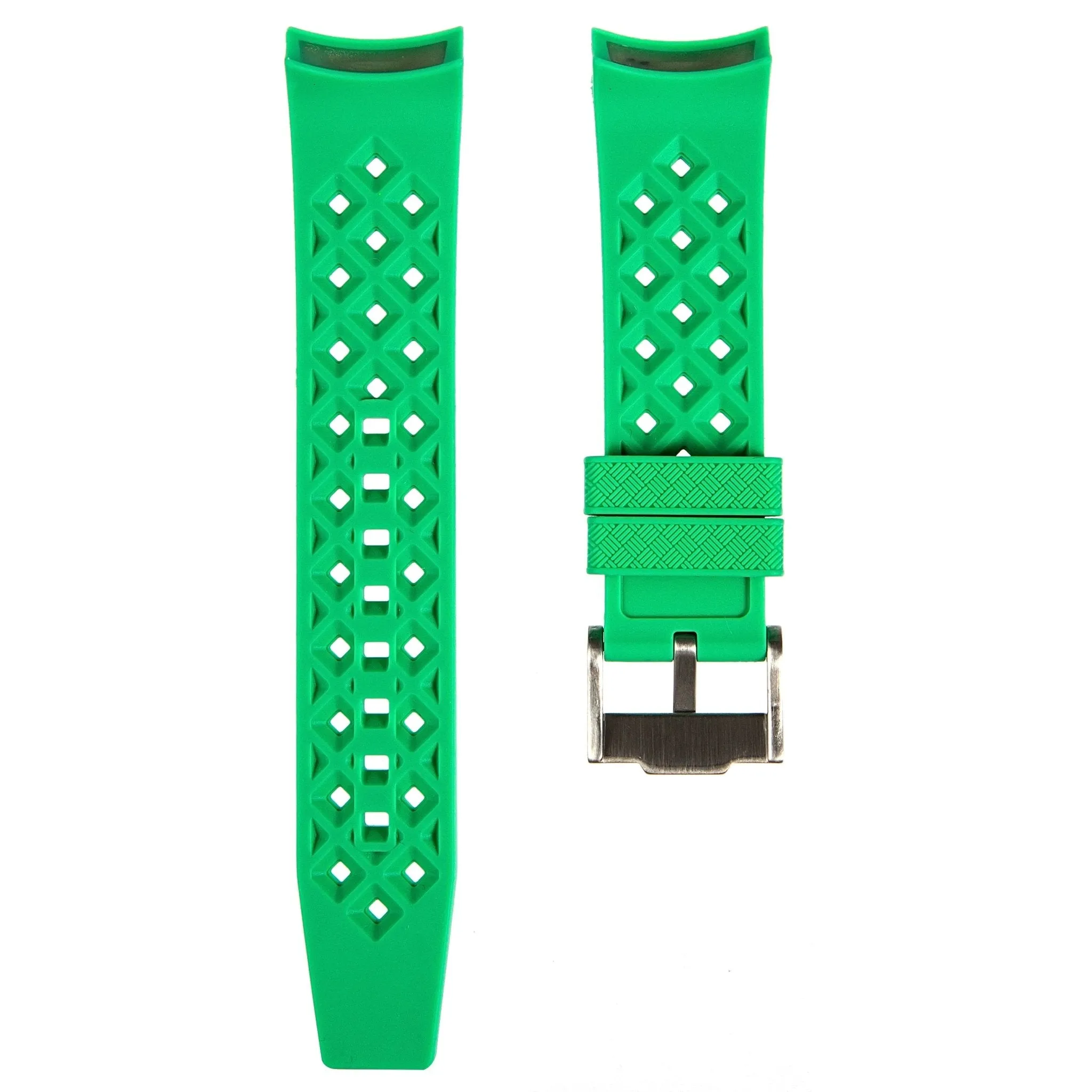 Rubber Strap for Blancpain X Swatch Pacific Ocean - Pacific Yellow (2415)