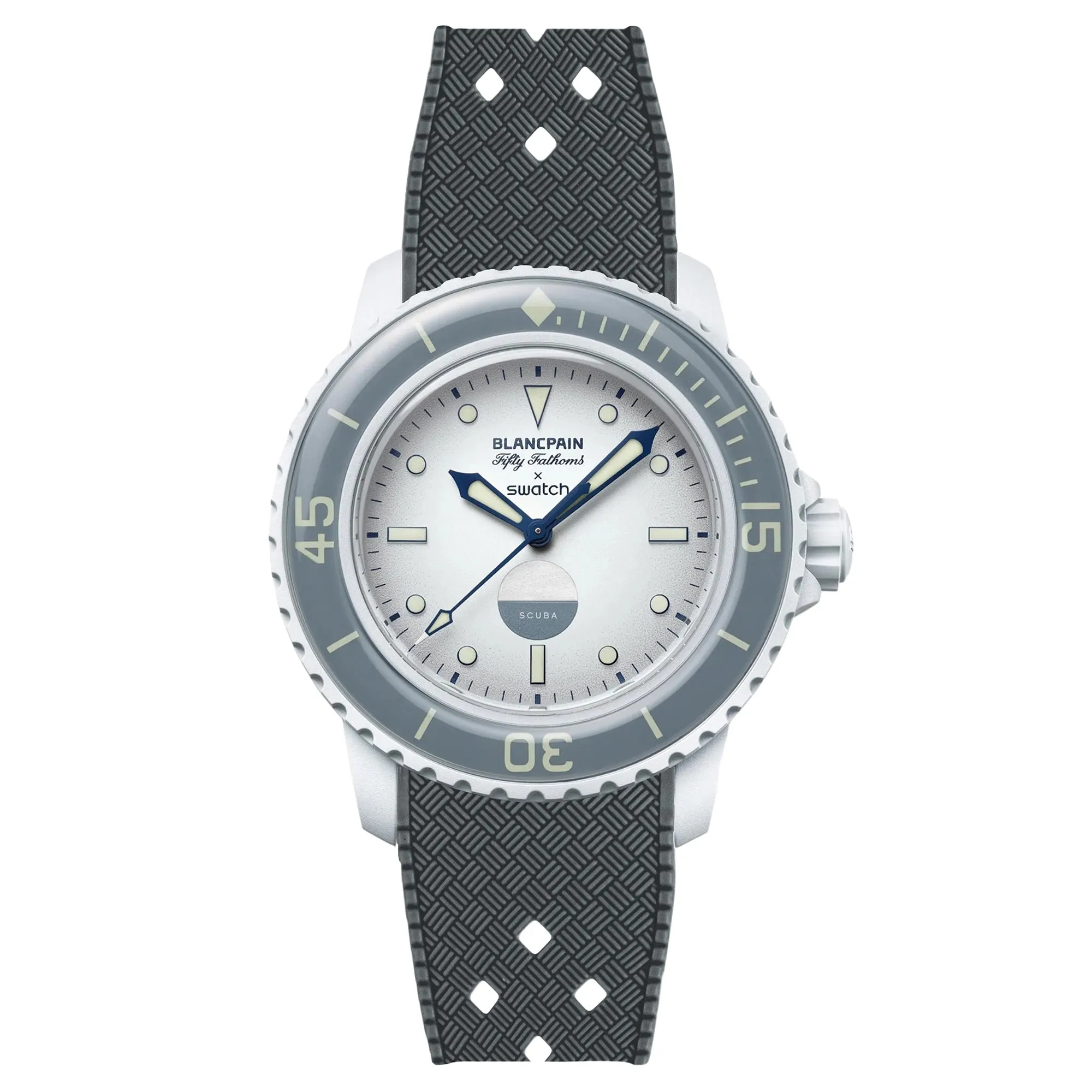 Rubber Strap for Blancpain X Swatch Pacific Ocean - Pacific Yellow (2415)