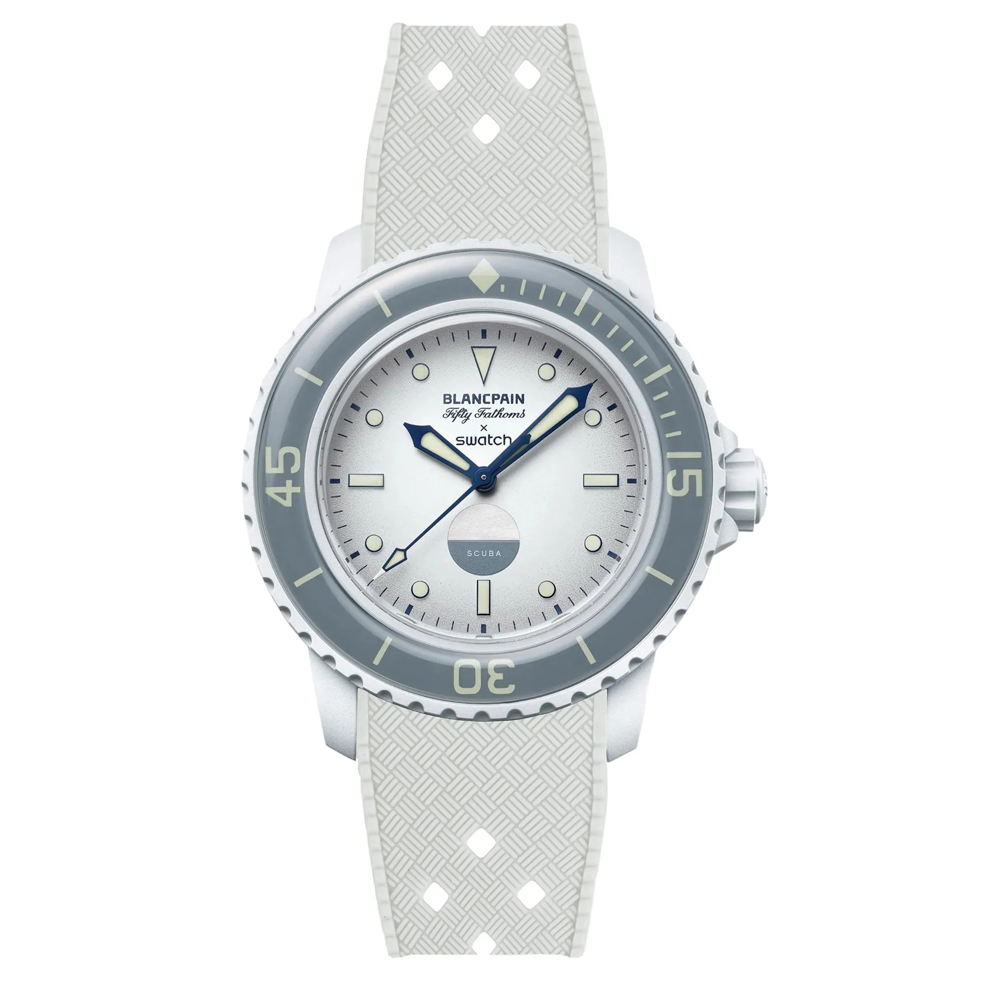 Rubber Strap for Blancpain X Swatch Pacific Ocean - Pacific Yellow (2415)