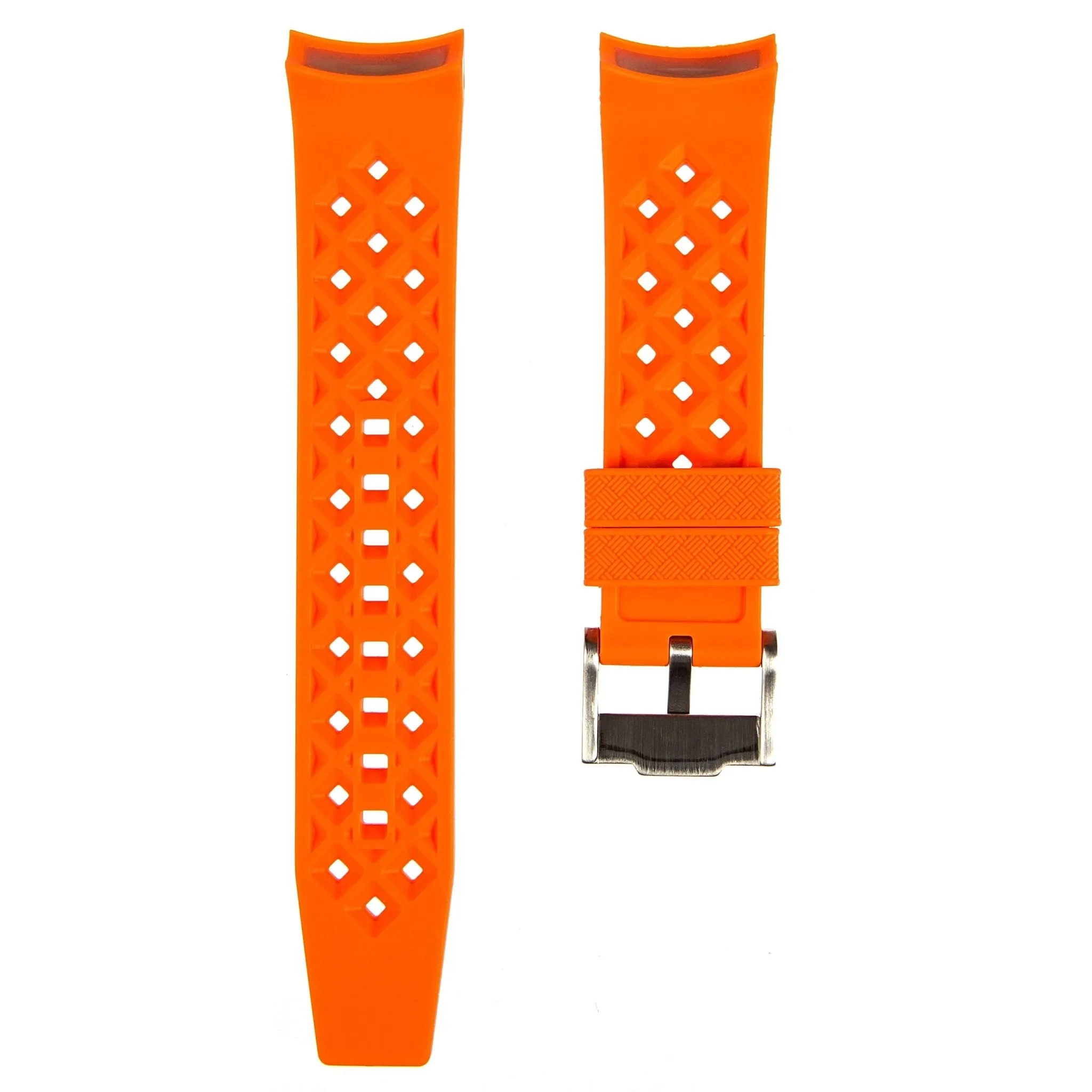 Rubber Strap for Blancpain X Swatch Pacific Ocean - Pacific Yellow (2415)