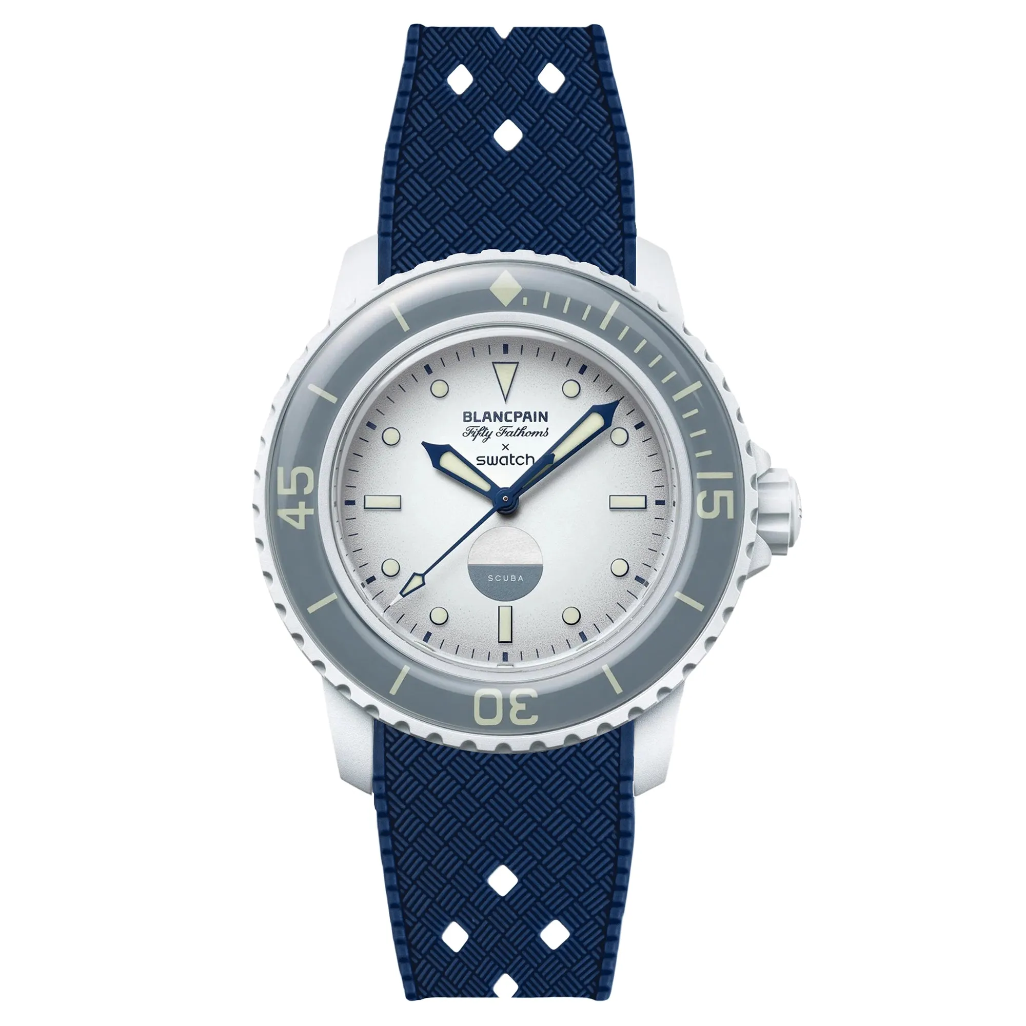 Rubber Strap for Blancpain X Swatch Pacific Ocean - Pacific Yellow (2415)