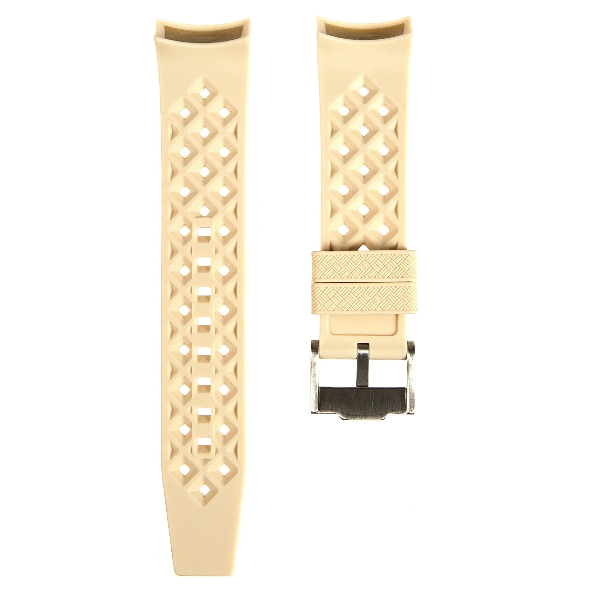 Rubber Strap for Blancpain X Swatch Pacific Ocean - Pacific Yellow (2415)