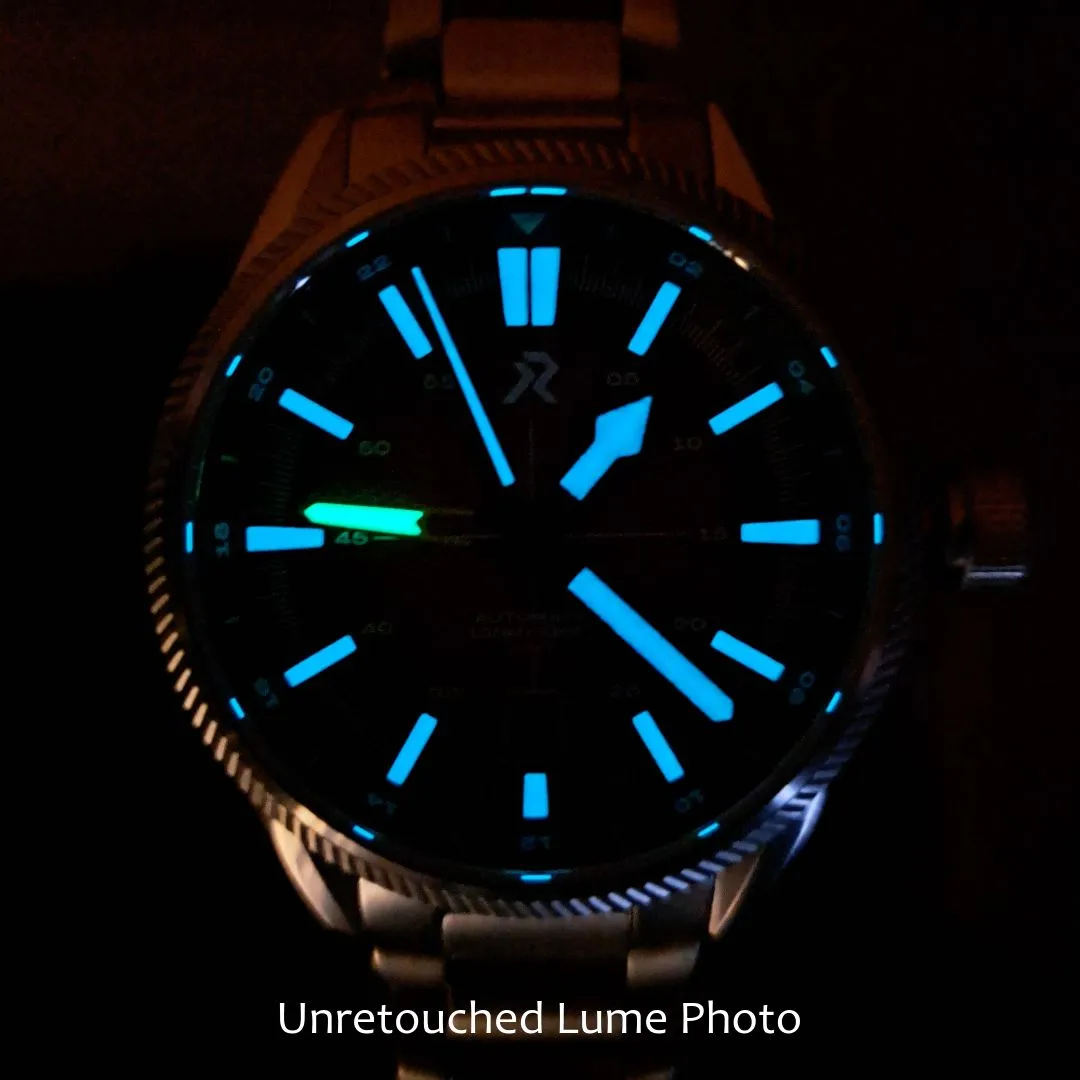 RZE Fortitude Nighthawk GMT - Titanium 100m True&nbsp;GMT