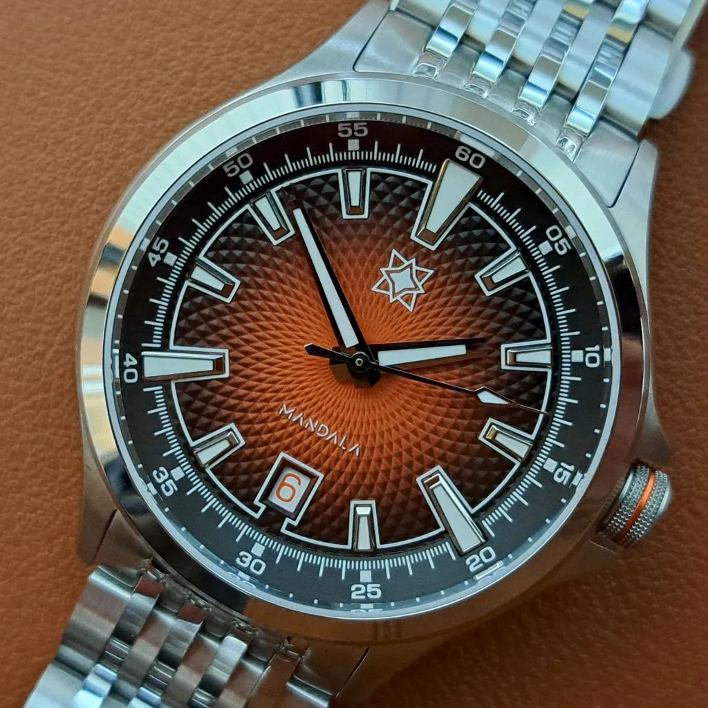 Second Hour Mandala&nbsp;Burst - Burnt&nbsp;Orange (Regulated)