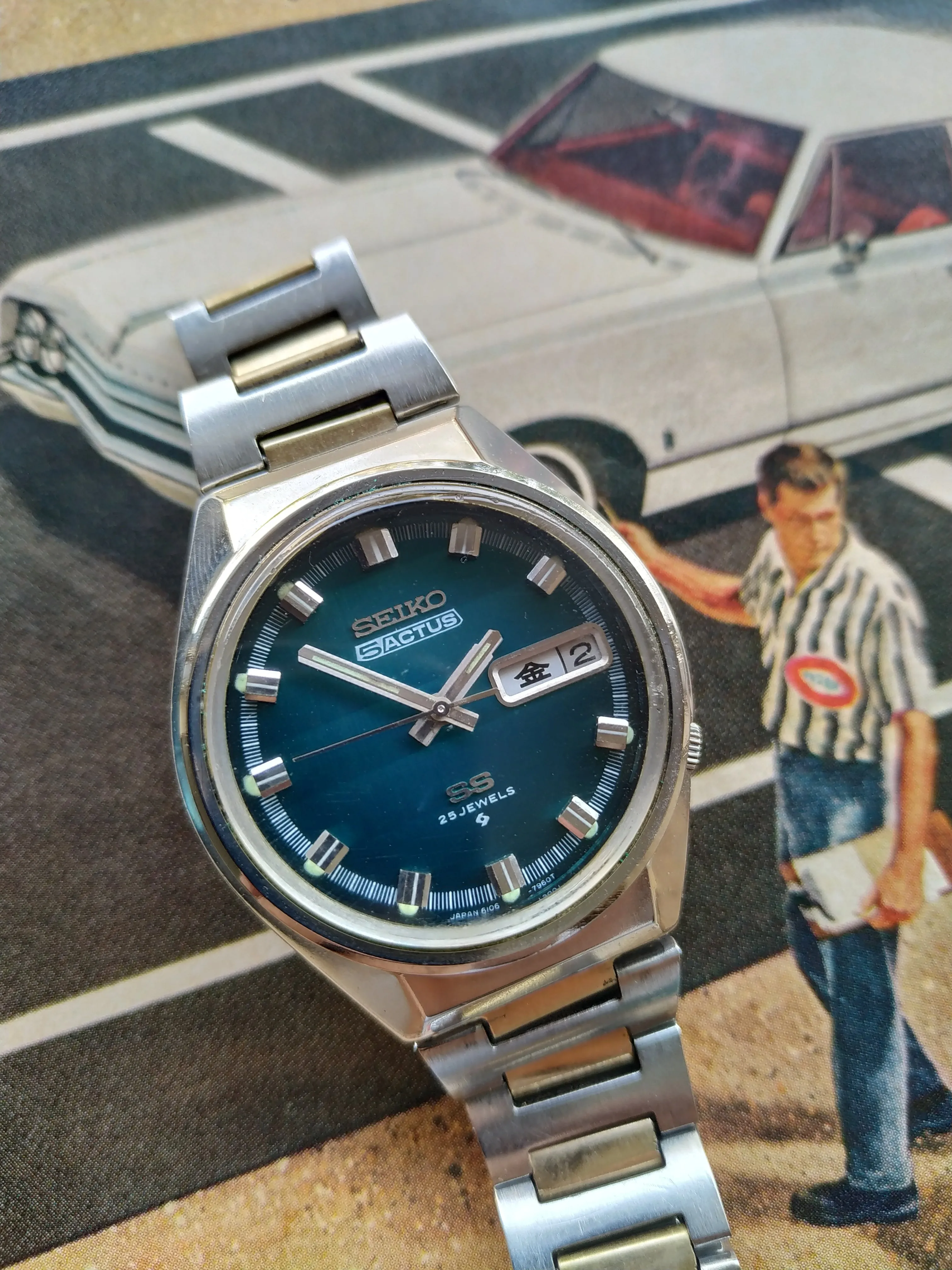 Seiko 5 Actus SS Watch 25 Jewels Automatic