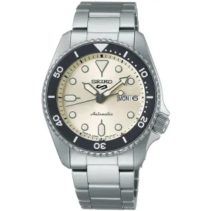 Seiko 5 Sports JDM SBSA227 SKX Sports Style Mechanical Off White Dial Watch