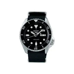 Seiko 5 Sports Superman SRPD55K3 Men's Automatic Black Fabric Band Watch