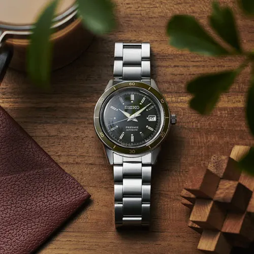 Seiko Presage Black Dial Men 40.8mm