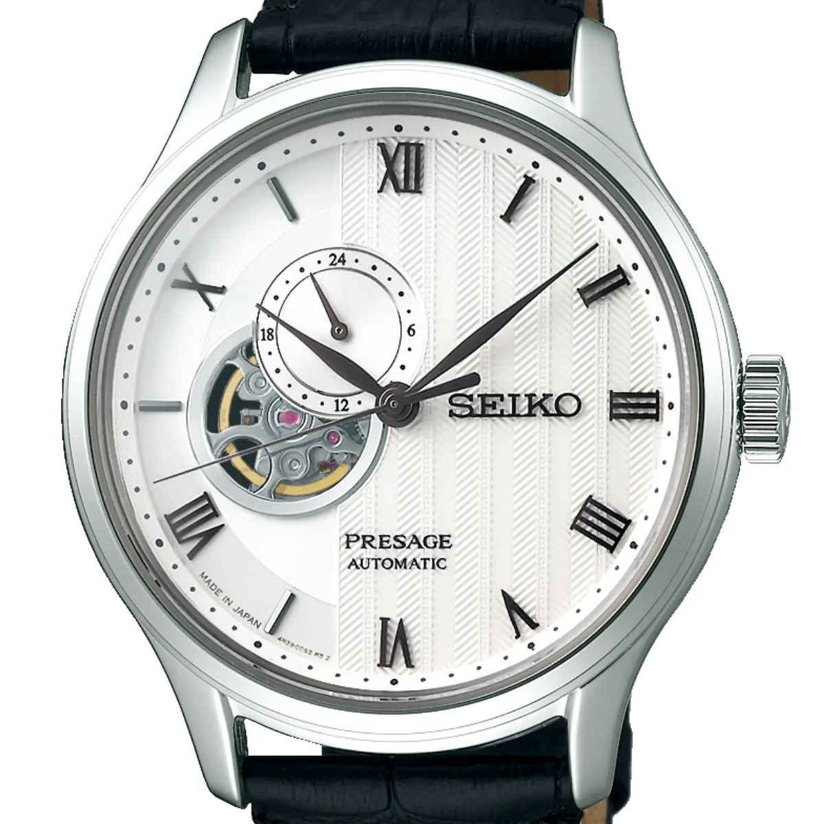 Seiko Presage SSA379J1 SSA379 SSA379J Zen Garden White Dial Mens Watch