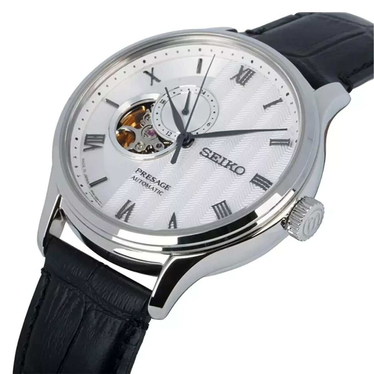 Seiko Presage SSA379J1 SSA379 SSA379J Zen Garden White Dial Mens Watch