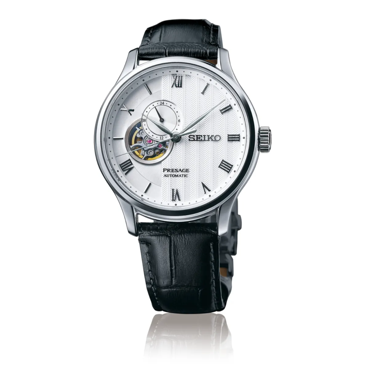 Seiko Presage SSA379J1 SSA379 SSA379J Zen Garden White Dial Mens Watch