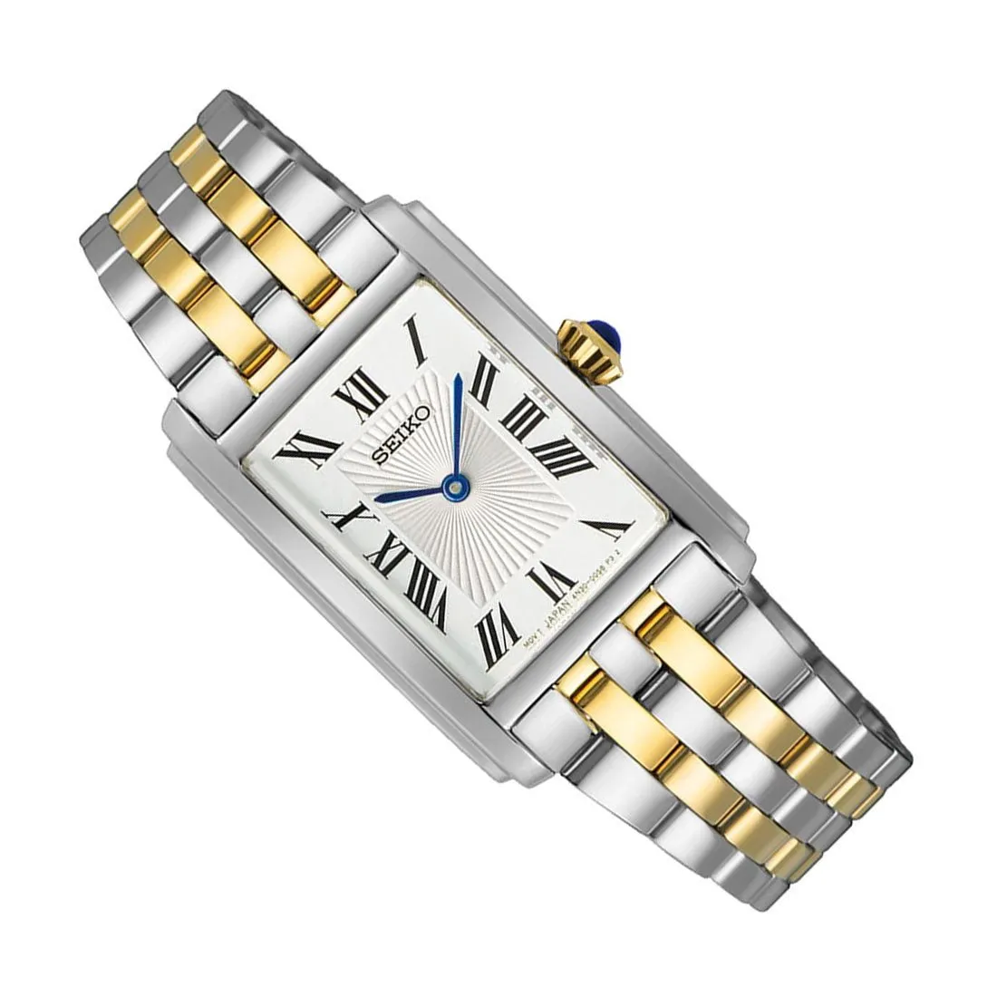 Seiko SWR087P1 SWR087 SWR087P Classic Two Tone Quartz Analog Watch