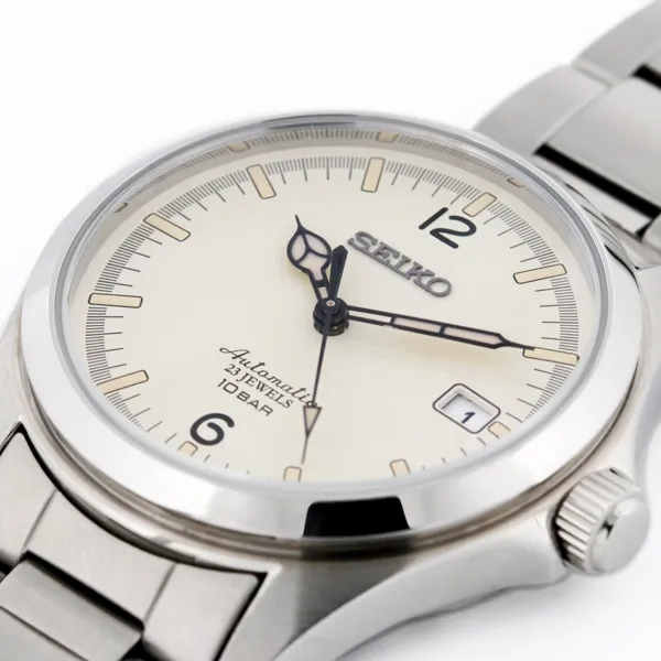 Seiko X TiCTAC 40th Anniversary Limited Edition Mechanical Automatic Ivory SZSB032